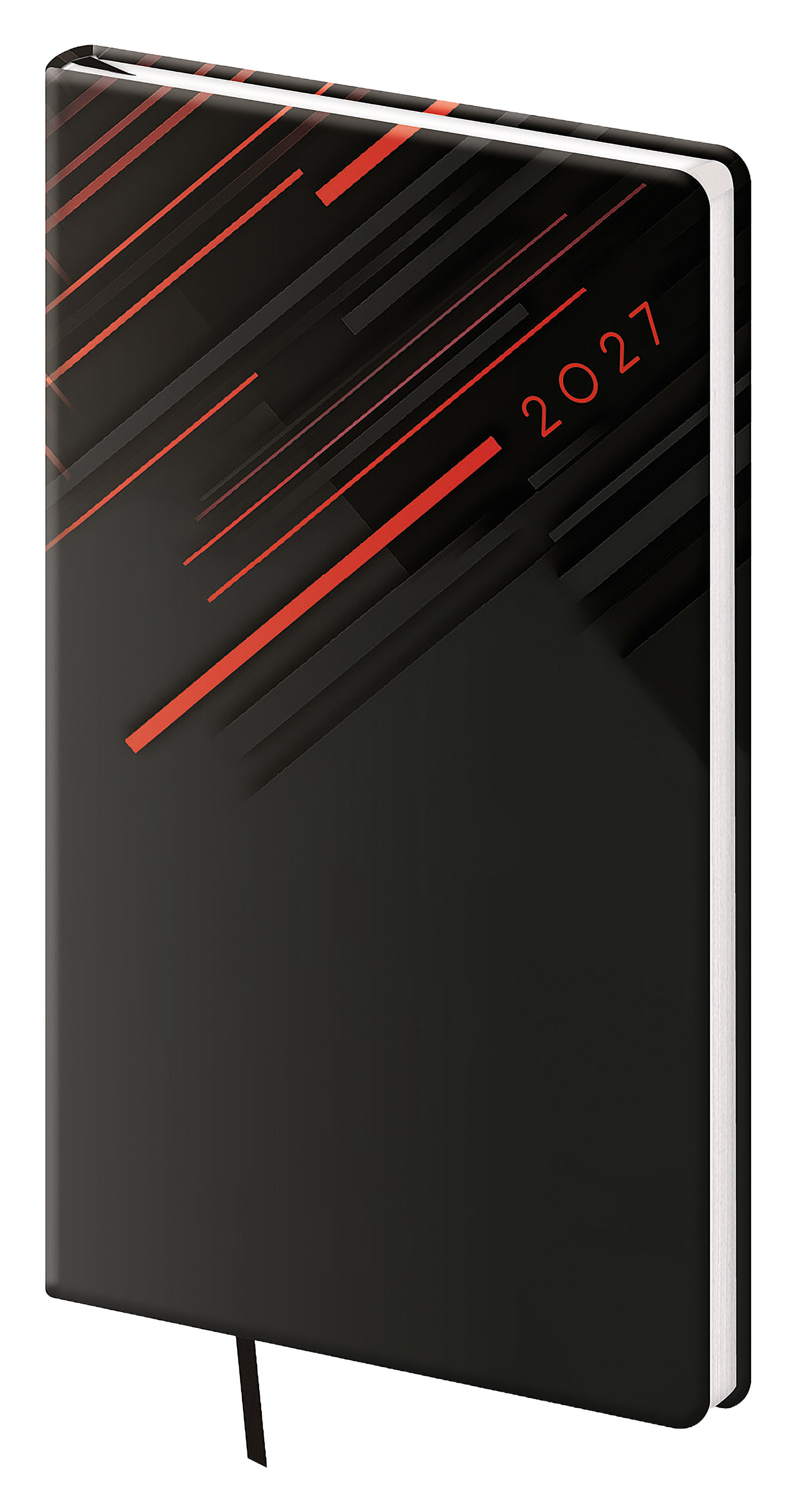 Kapesní diář Vario 2027, A6 - Red lines