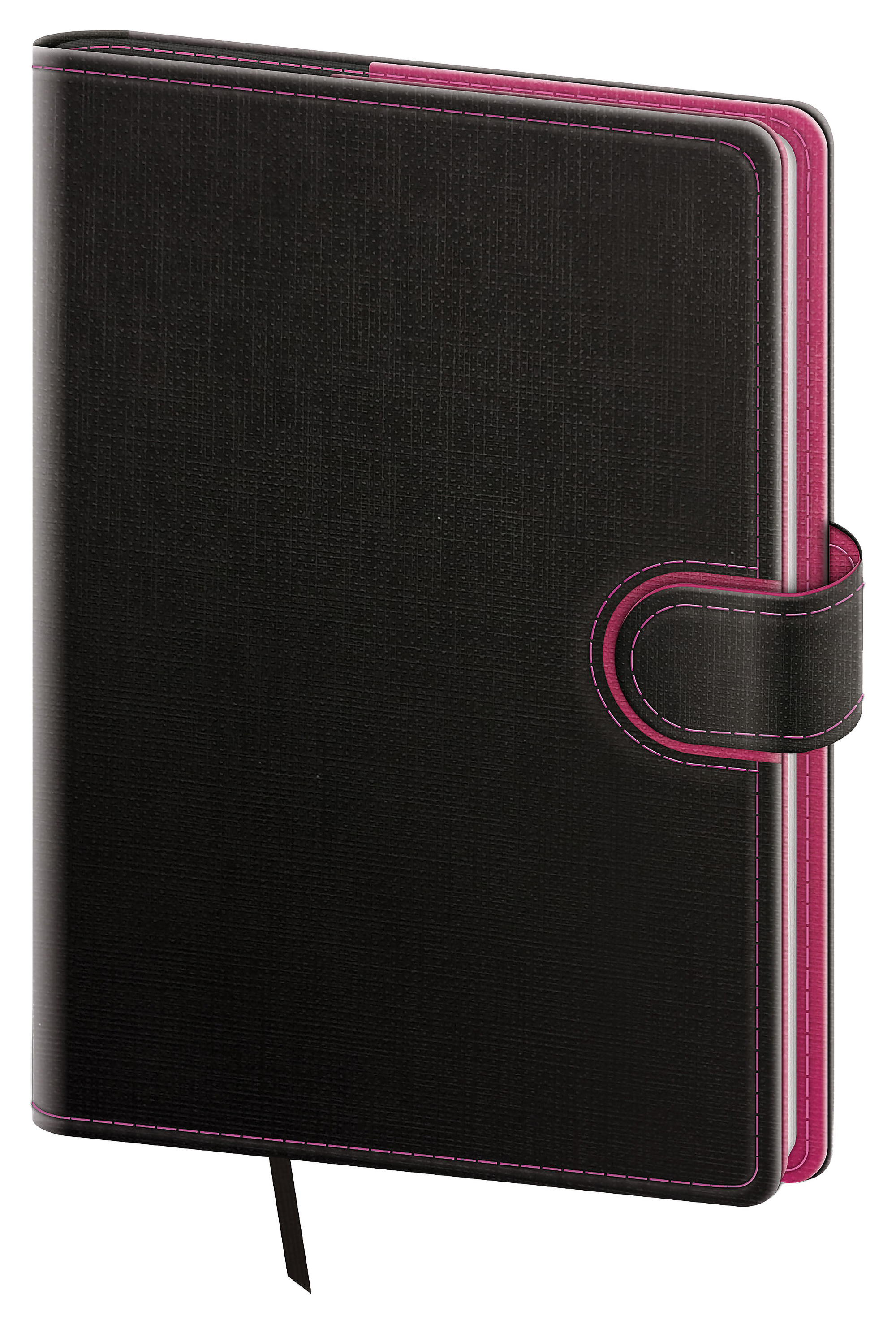 Denní diář Flip 2027, A5 - antracit-magenta