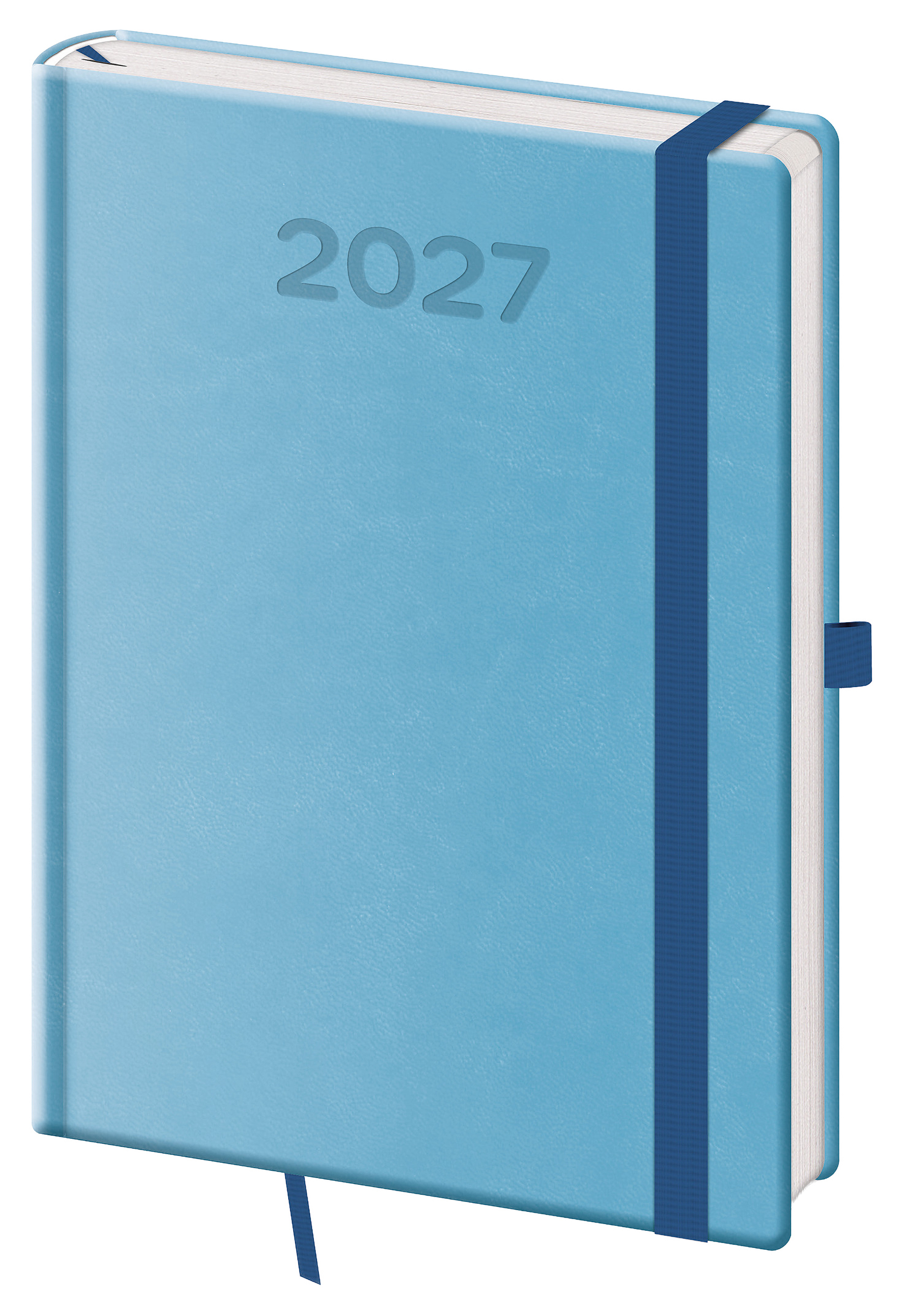Denní diář Print Pop 2027, A5 - světle modrá