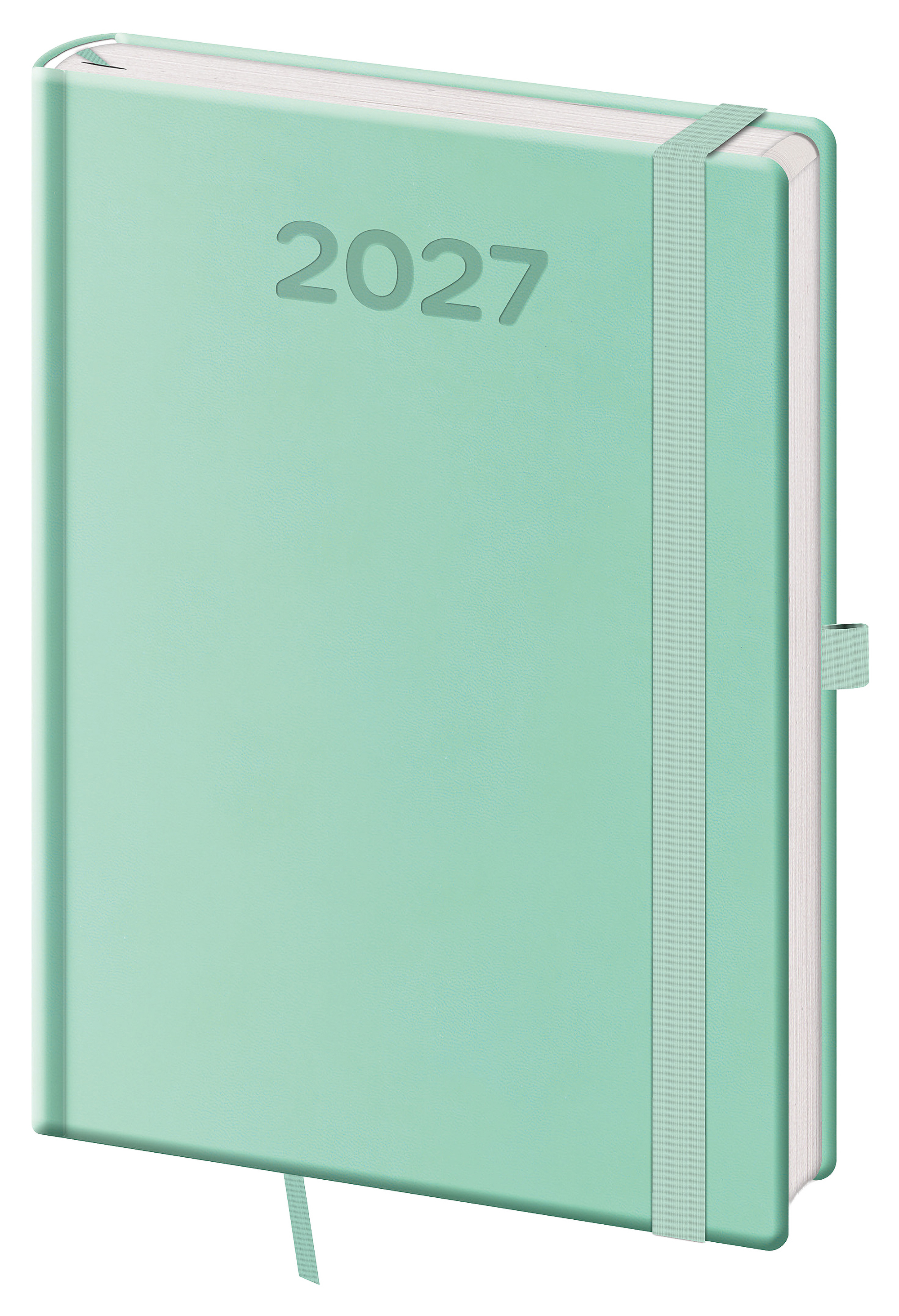 Denní diář Print Pop 2027, A5 - světle zelená