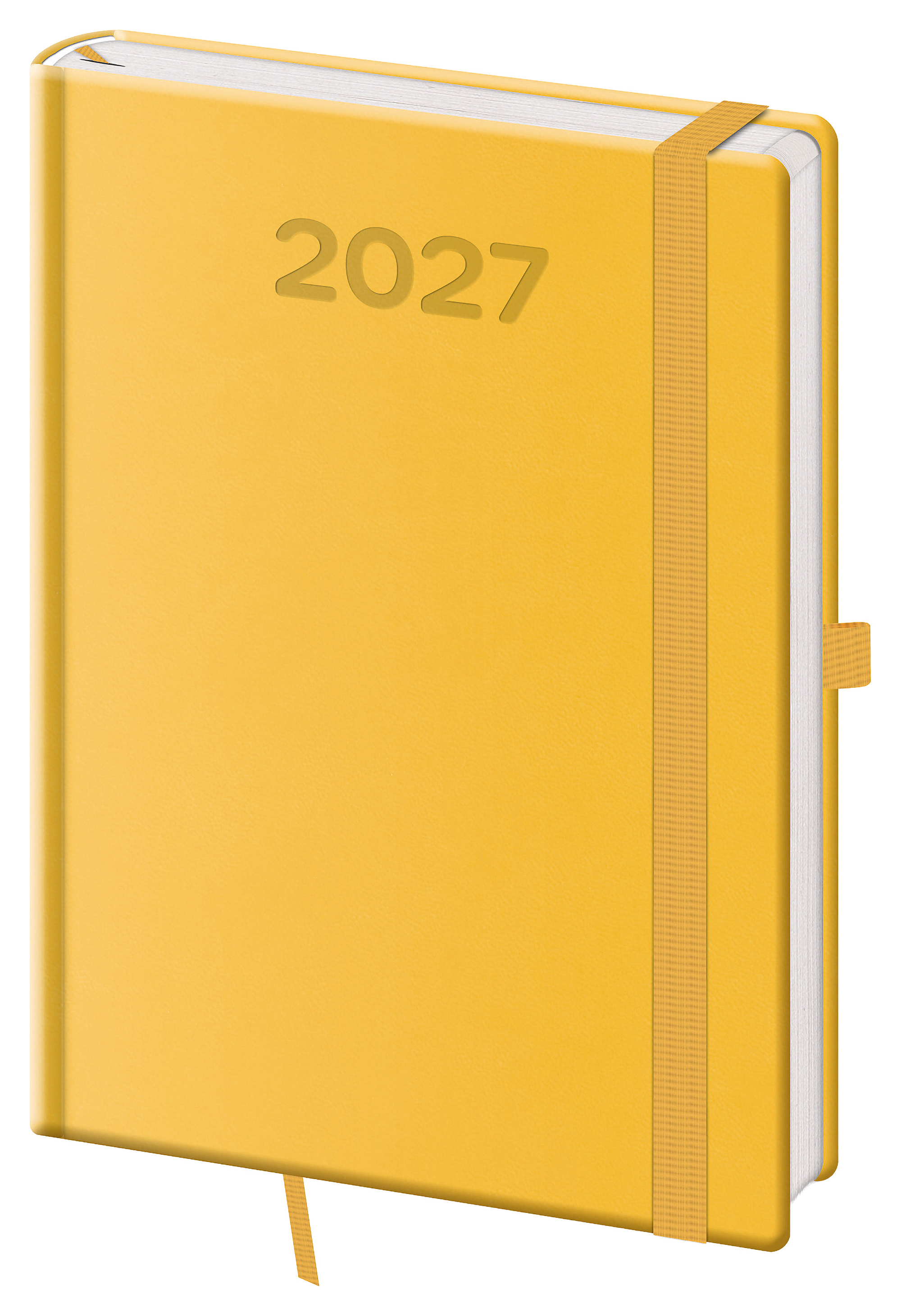 Denní diář Print Pop 2027, A5 - žlutá