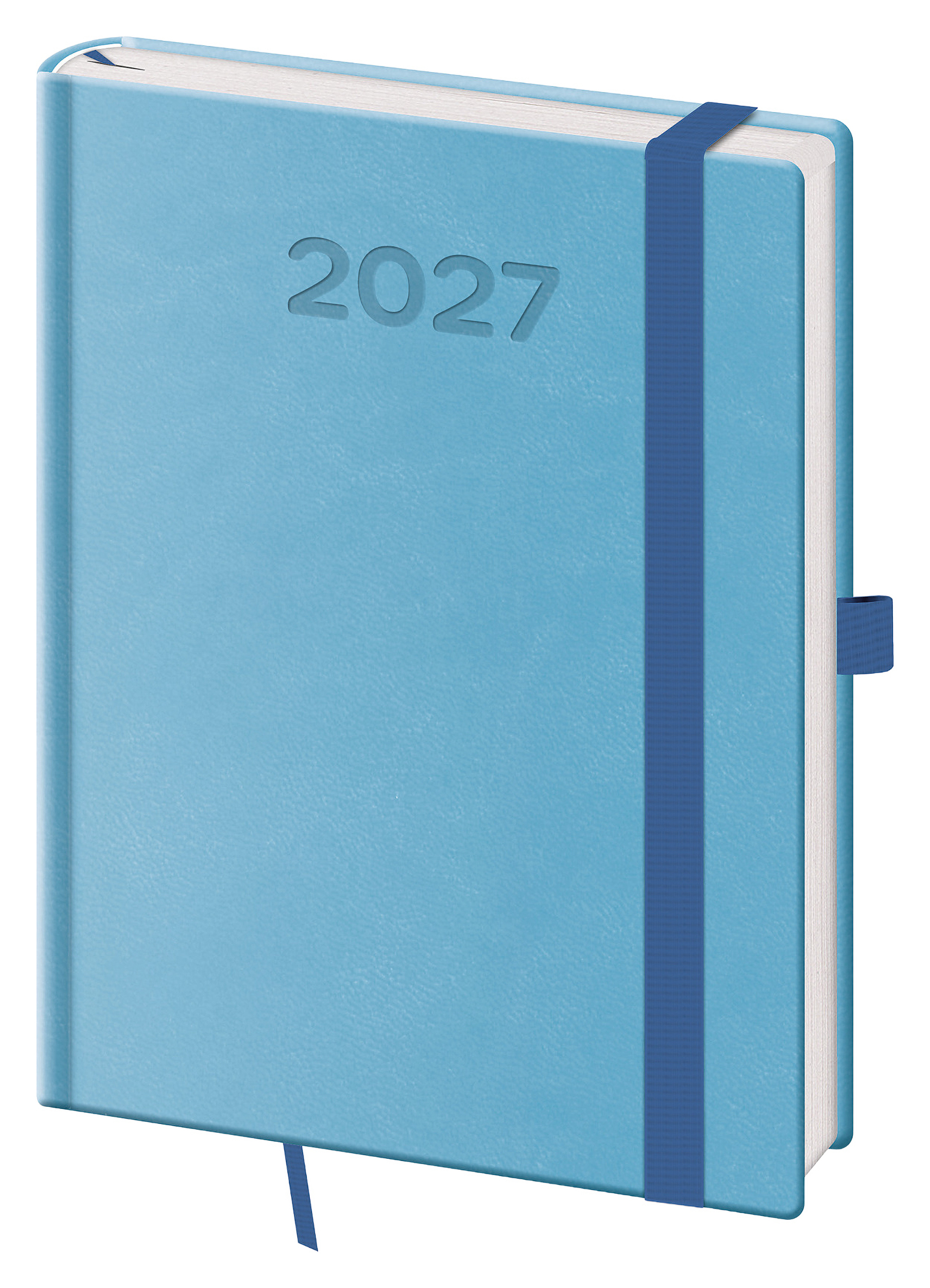 Denní diář Print Pop 2027, B6 - světle modrá
