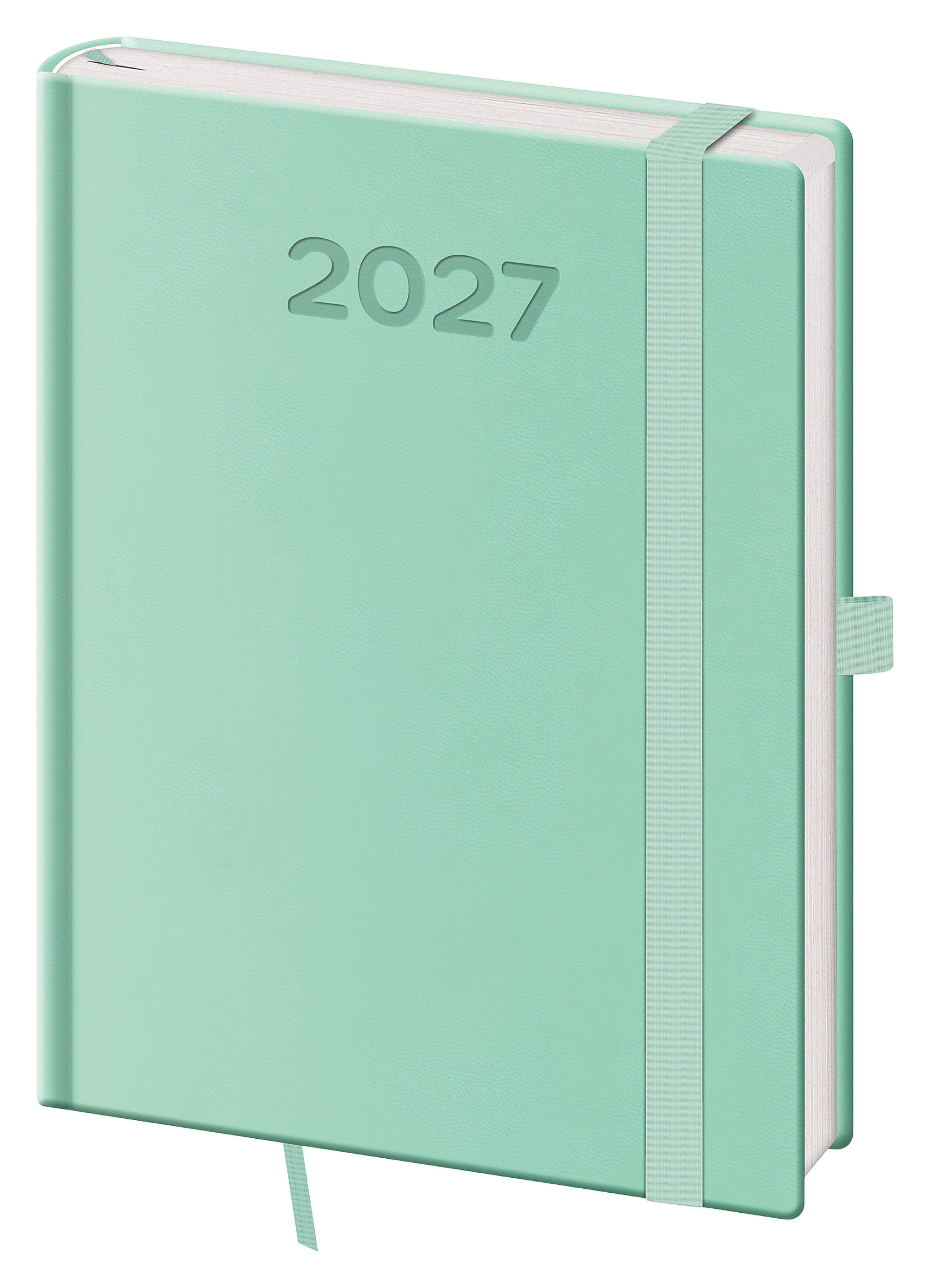 Týdenní diář Print Pop 2027, B6 - světle zelená