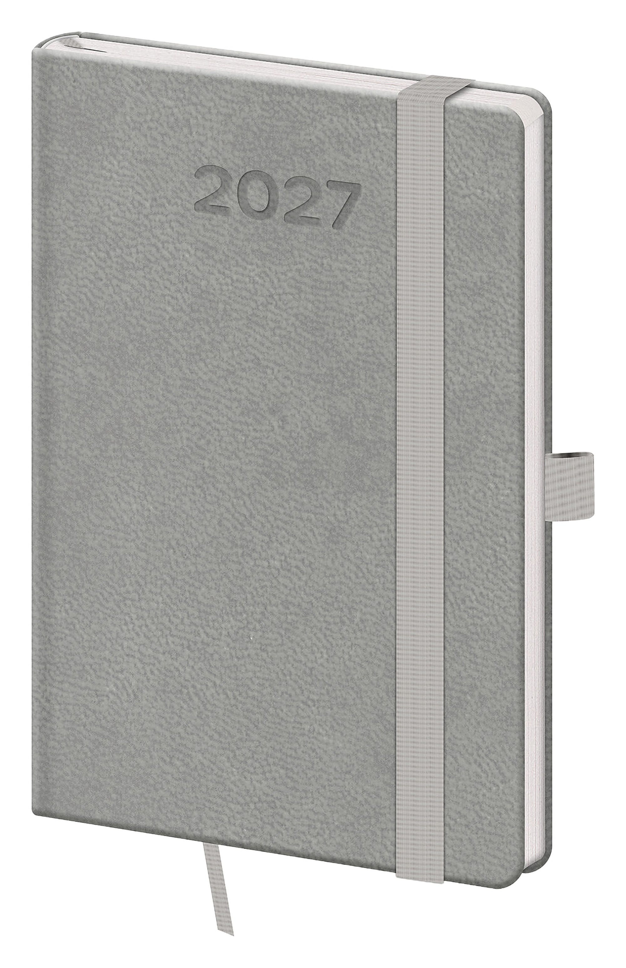 Kapesní diář Print Pop 2027, A6 - šedá