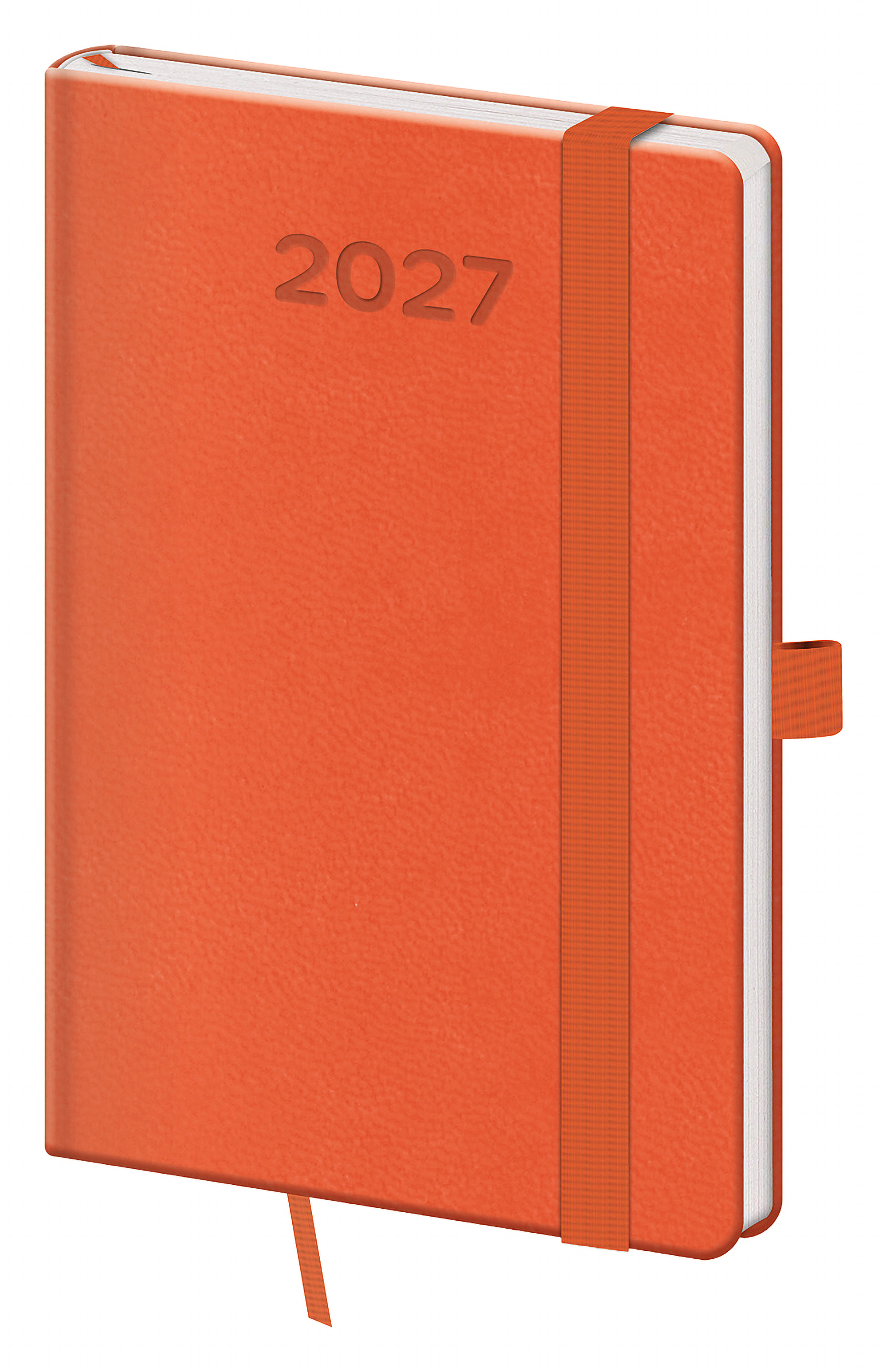 Kapesní diář Print Pop 2027, A6 - oranžová