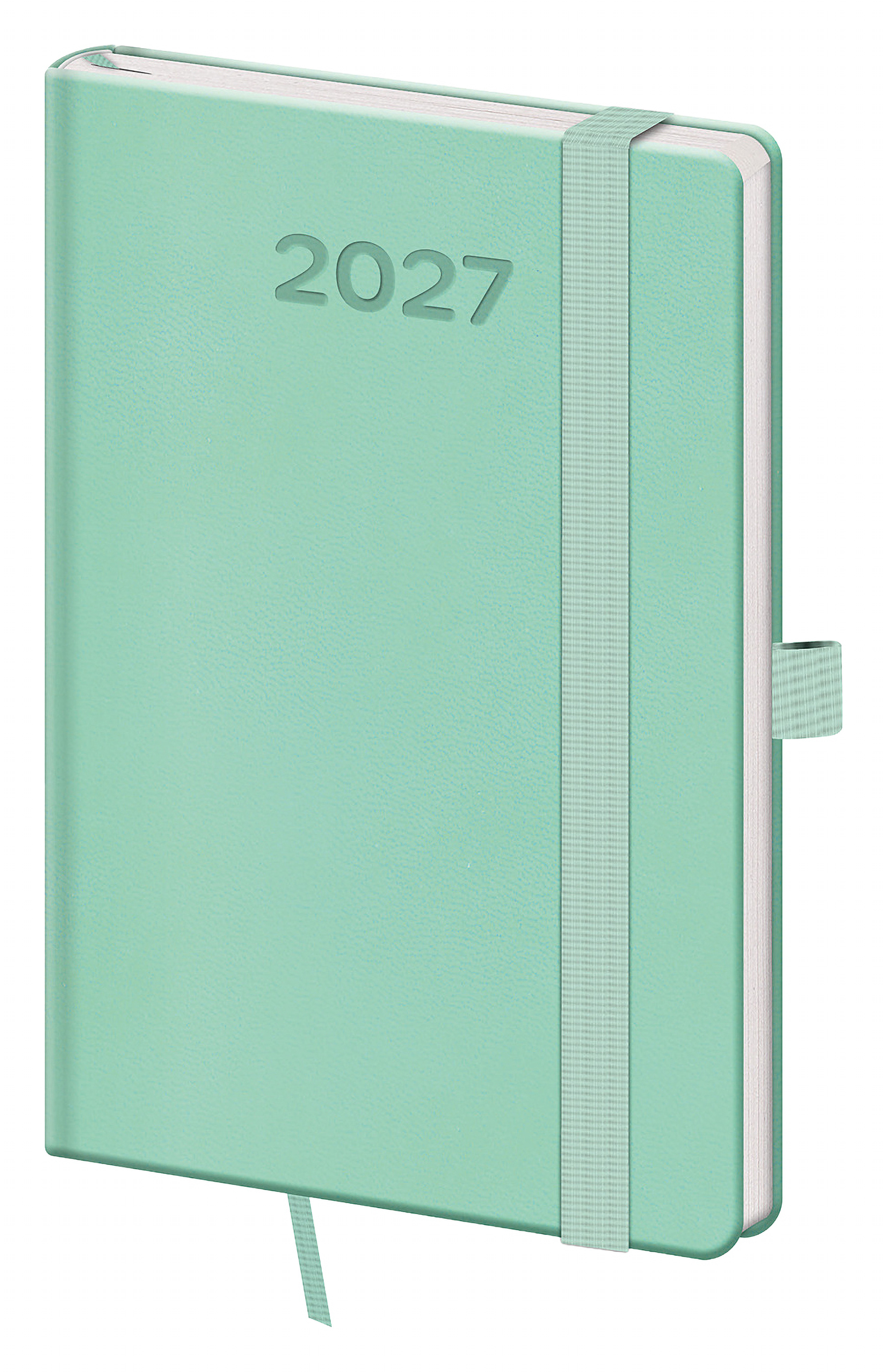 Kapesní diář Print Pop 2027, A6 - světle zelená