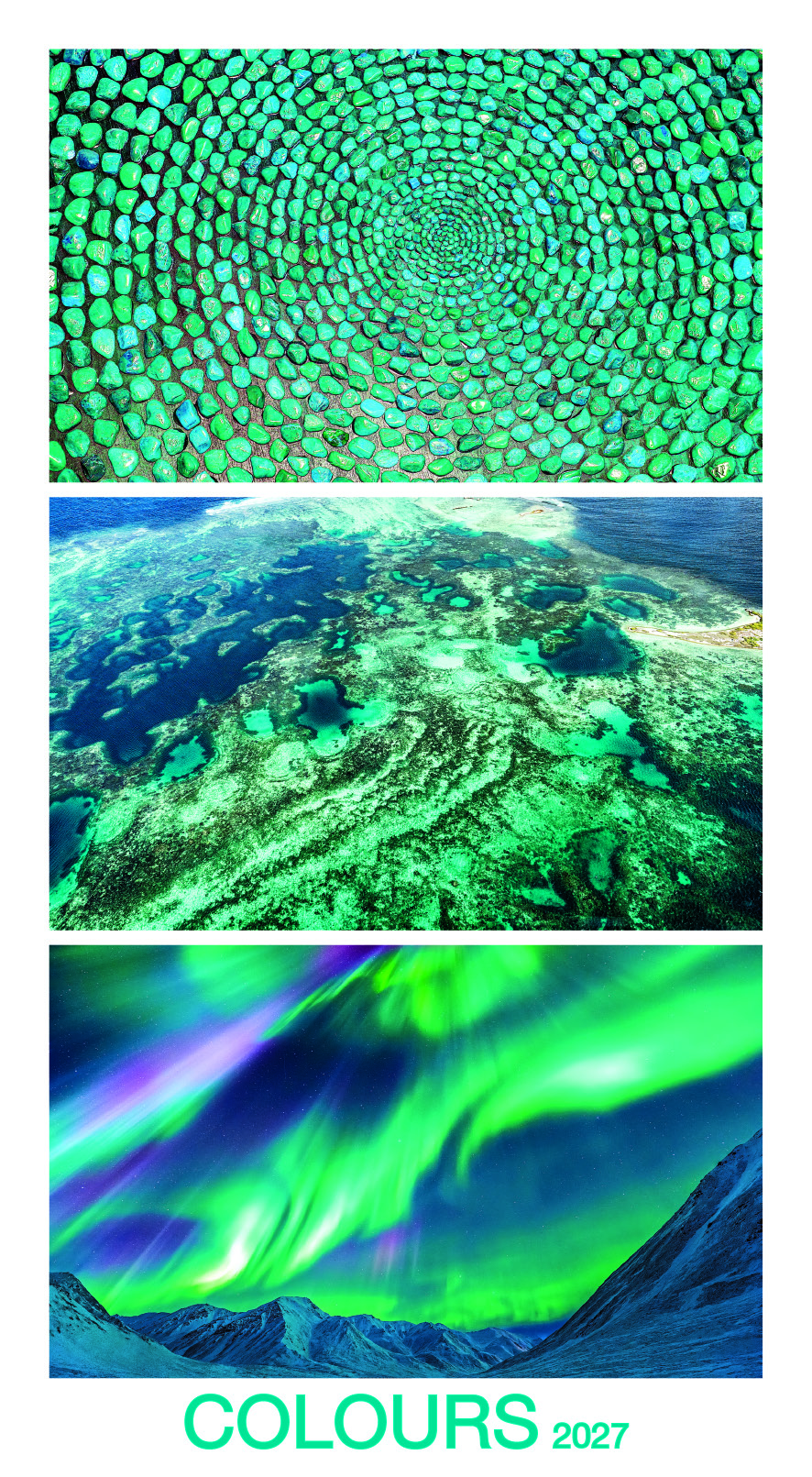 Nástěnný kalendář Colours 2027