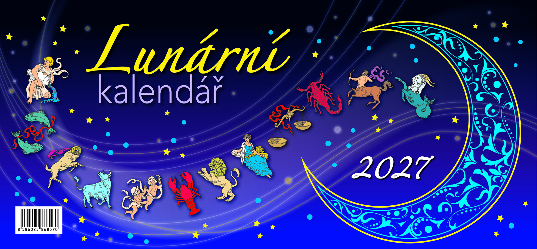 Stolní kalendář Lunární 2027