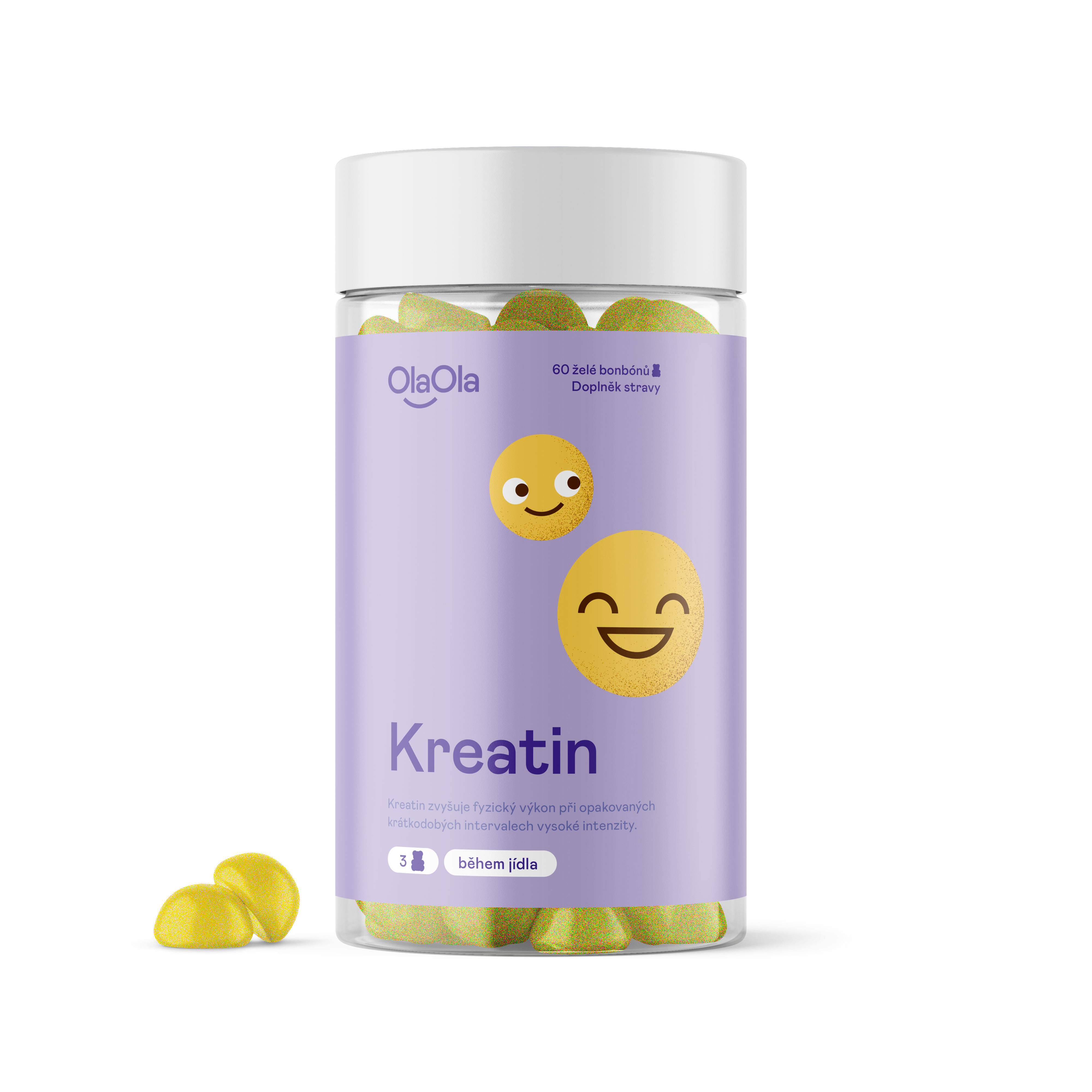 Kreatin, 60 želé bonbónů