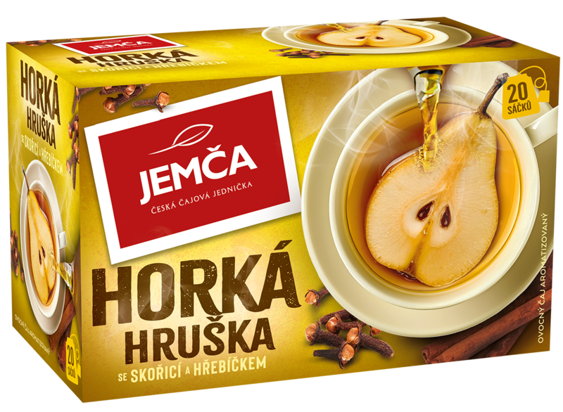 HORKÁ HRUŠKA se skořicí a hřebíčkem, 40 g