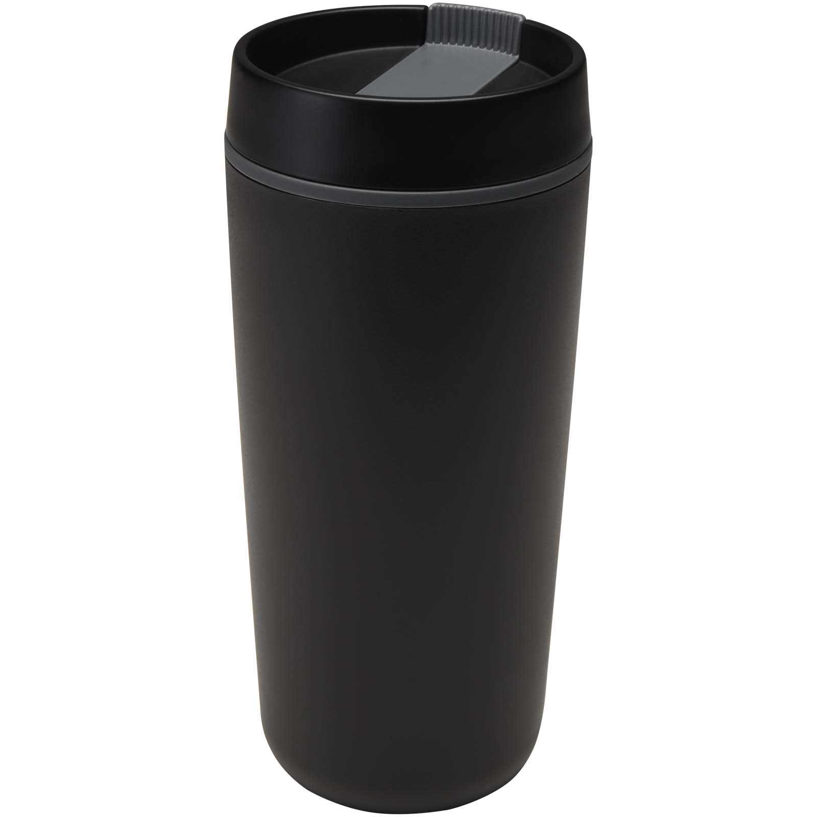 Termohrnek Unbranded Plastový hrnek Sedona o objemu 480 ml s dvojitou stěnou Solid black