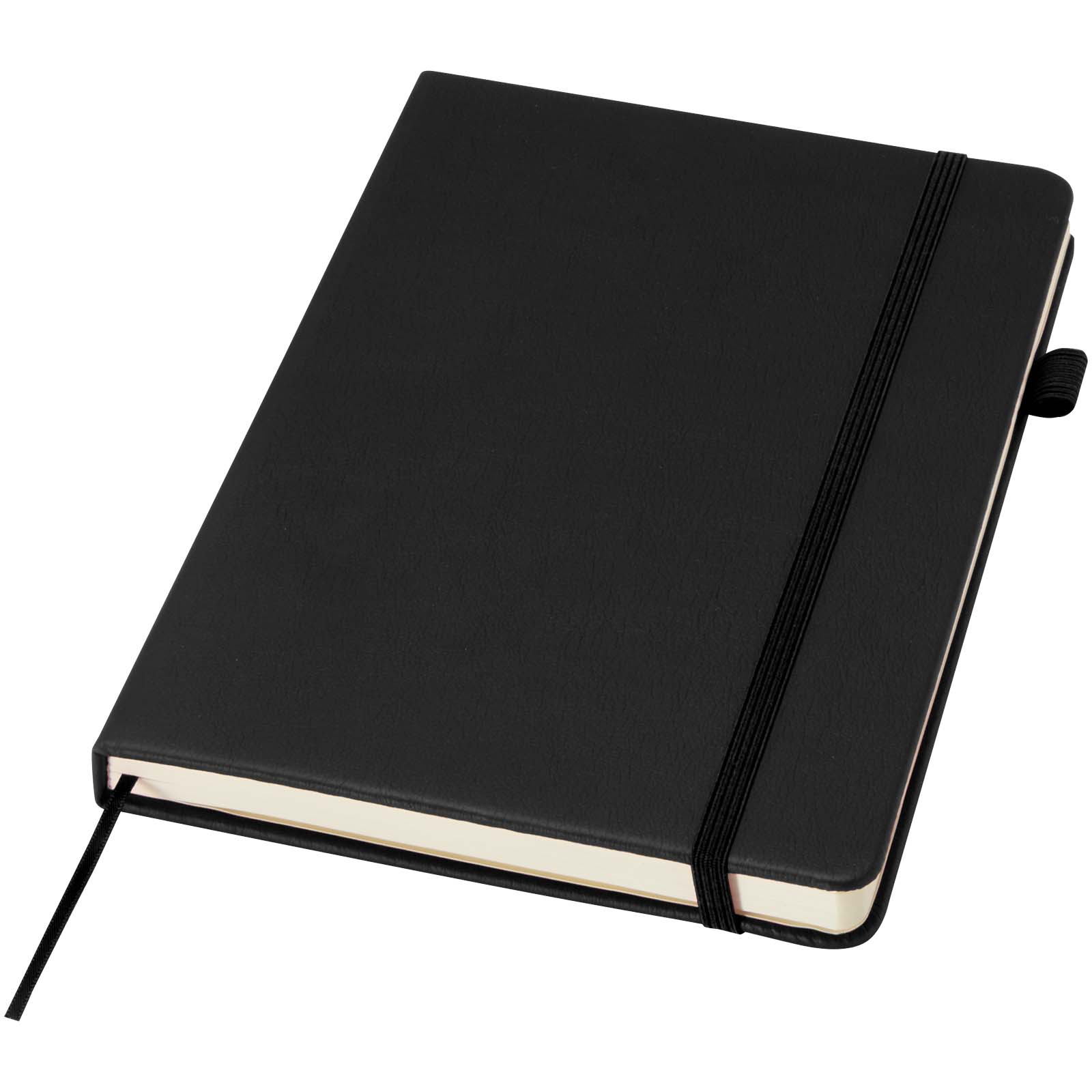 Zápisník JournalBooks Zápisník Liss A5 s pevnou vazbou z recyklovaného plastu Solid black