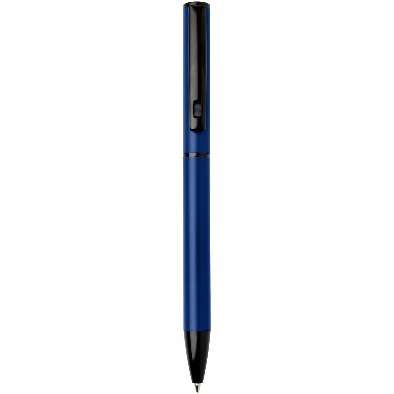 Propiska Unbranded Kuličkové pero Verton z recyklovaného hliníku s otočným mechanismem a krytem (modrá barva) Ocean Blue2
