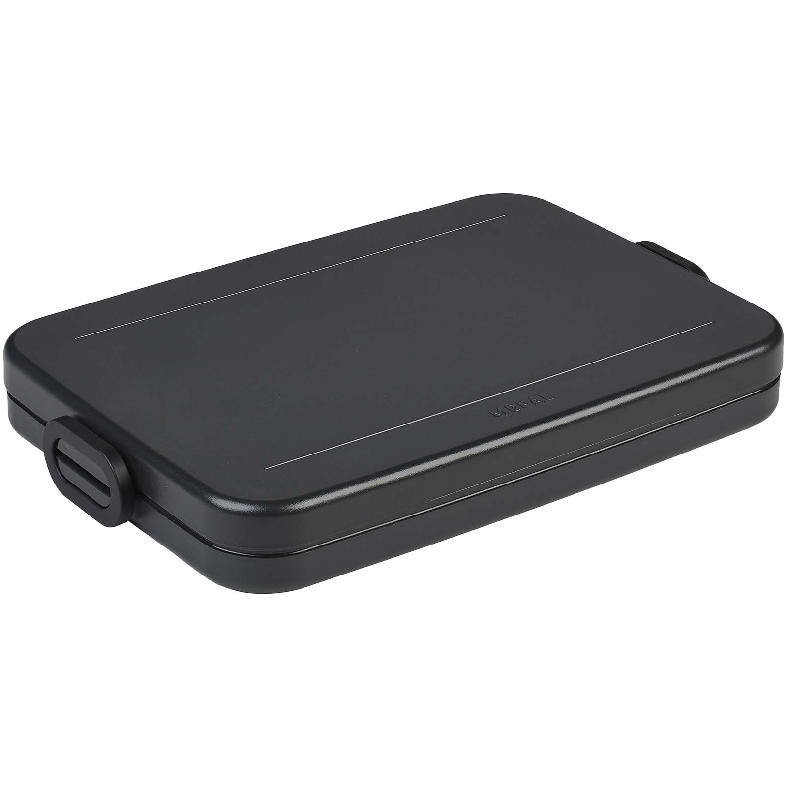 Dóza a lunchbox Mepal Mepal Take a Break – plochá obědová rabička, 800 ml Solid black