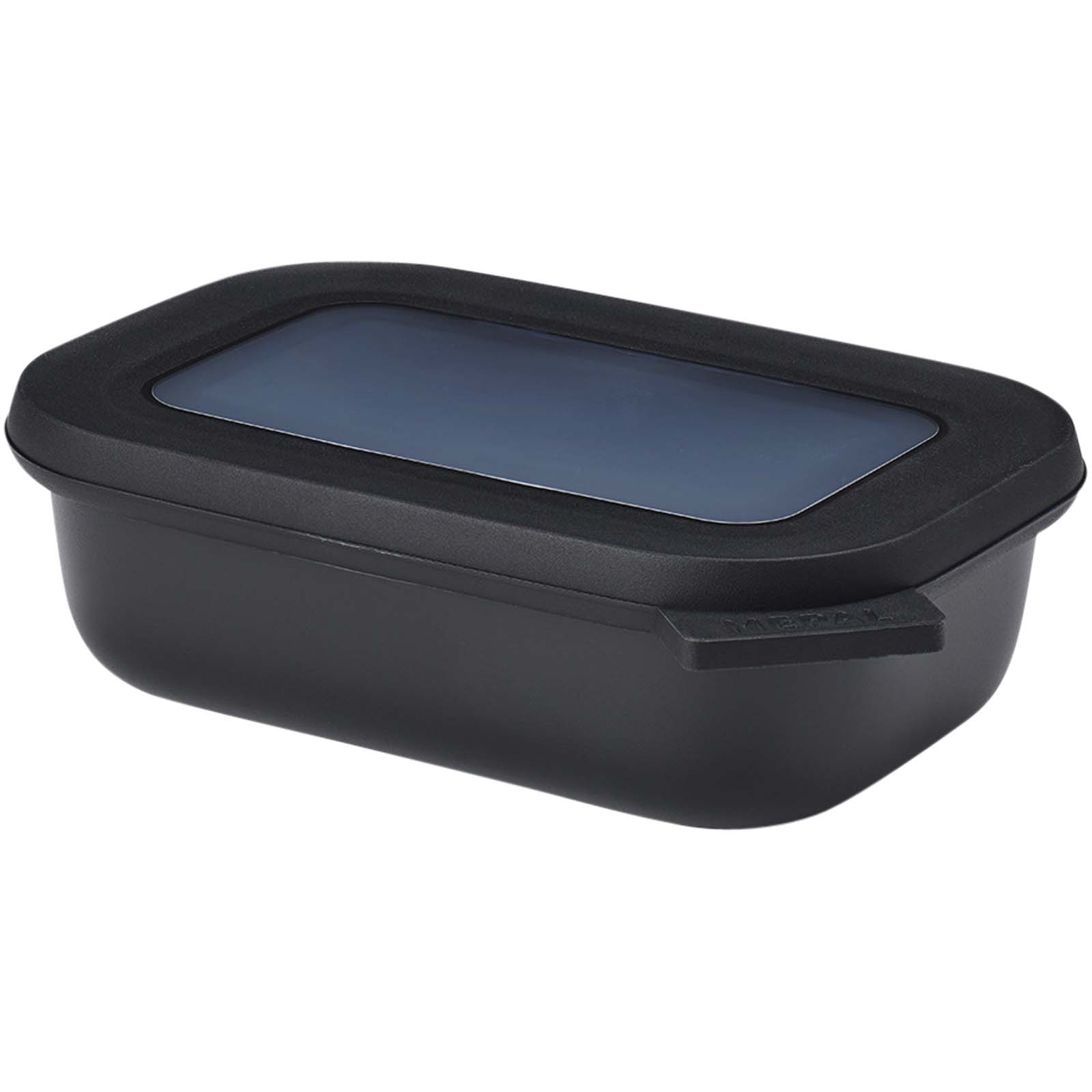 Nádobí Mepal Obdélníková miska s více oddíly Mepal Cirqula 500 ml Solid black