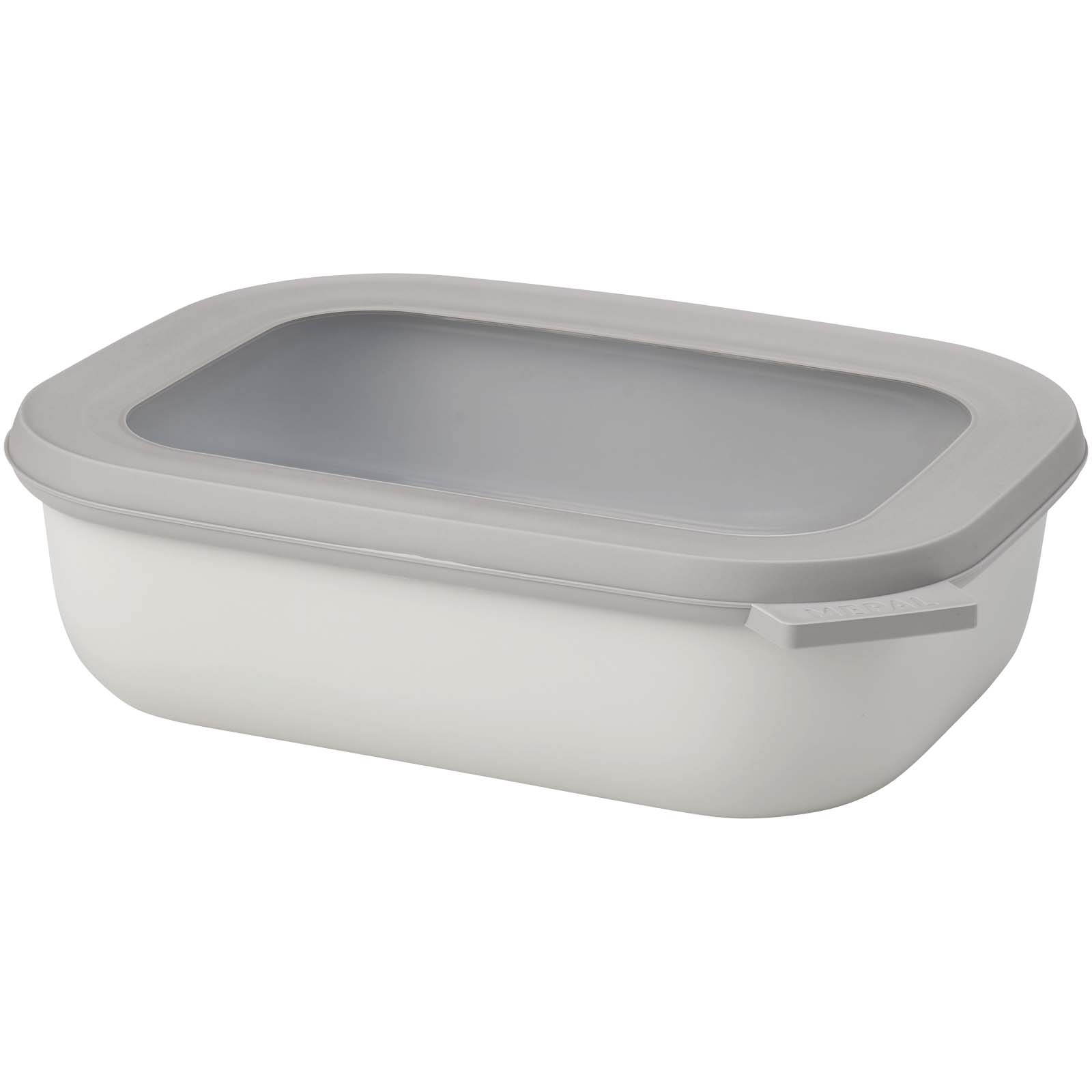 Nádobí Mepal Obdélníková miska s více oddíly Mepal Cirqula 1000 ml White