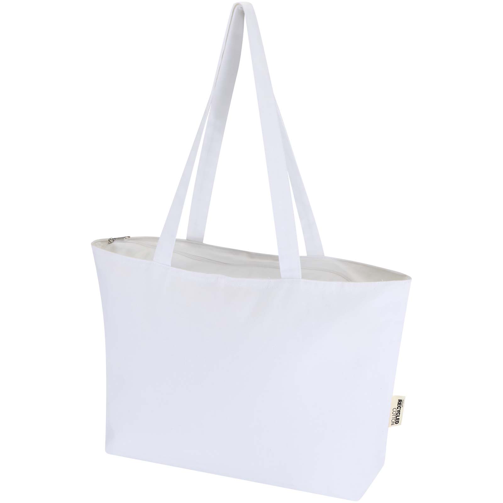 Textilní taška Unbranded Nákupní 320 g/m² taška na zip Ningbo White