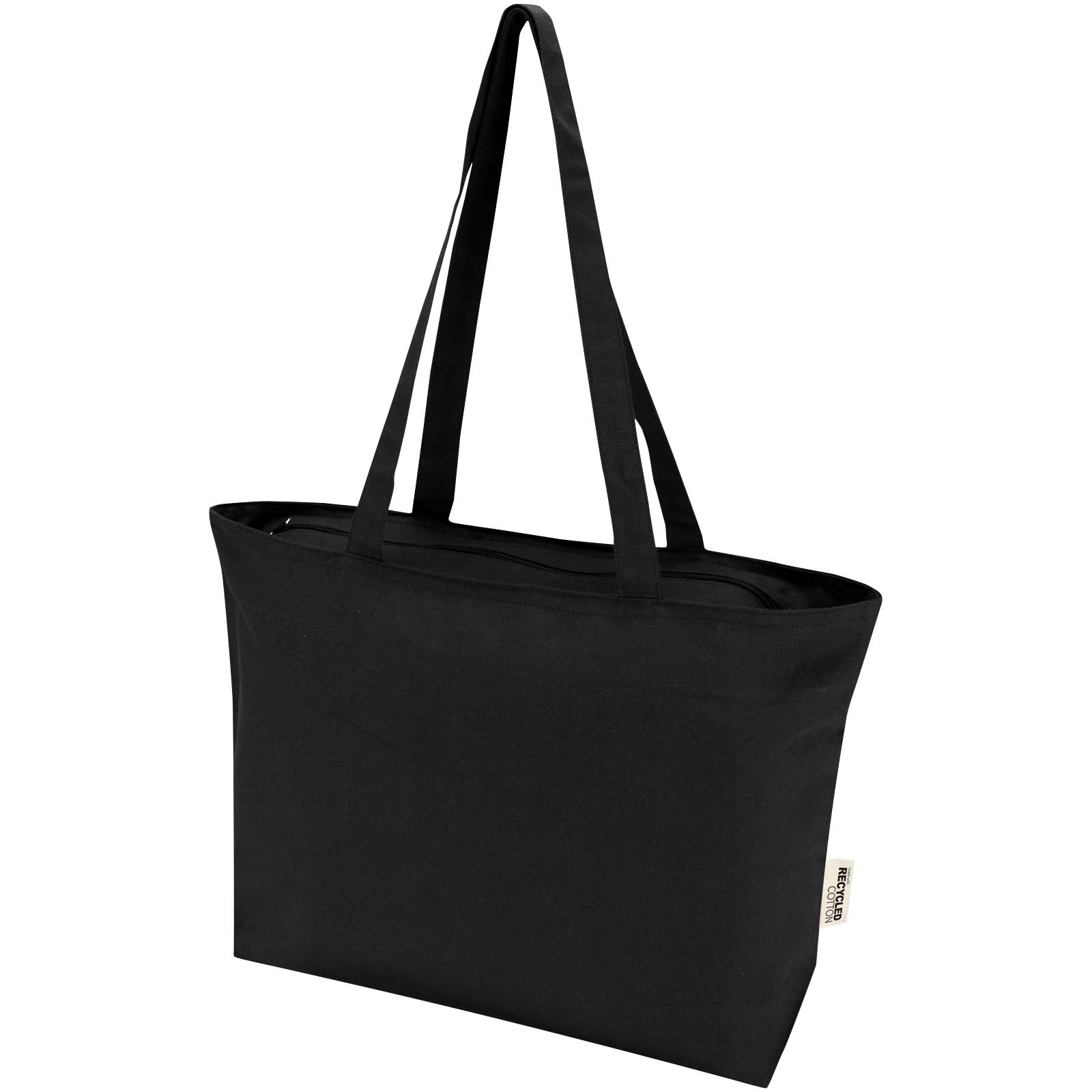 Textilní taška Unbranded Nákupní 320 g/m² taška na zip Ningbo Solid black