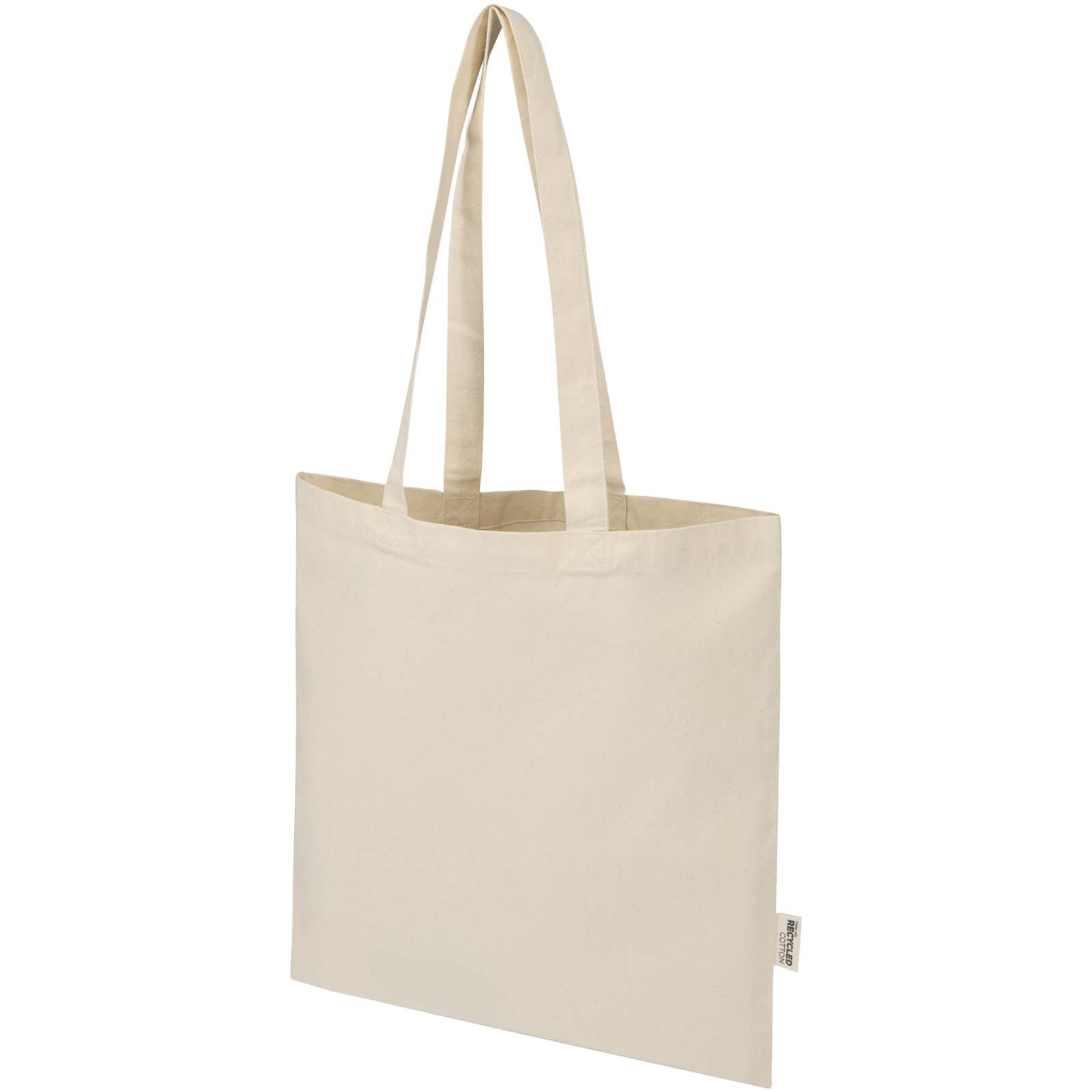 Nákupní taška Unbranded Nákupní taška Madras Blend z GRS recyklované bavlny o gramáži 140 g/m² a objemu 7 l Natural