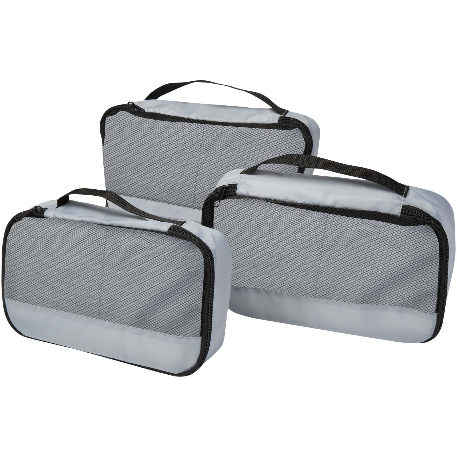Lékárnička Unbranded Recyklované úložné taštičky Jet GRS – sada 3 kusů Grey