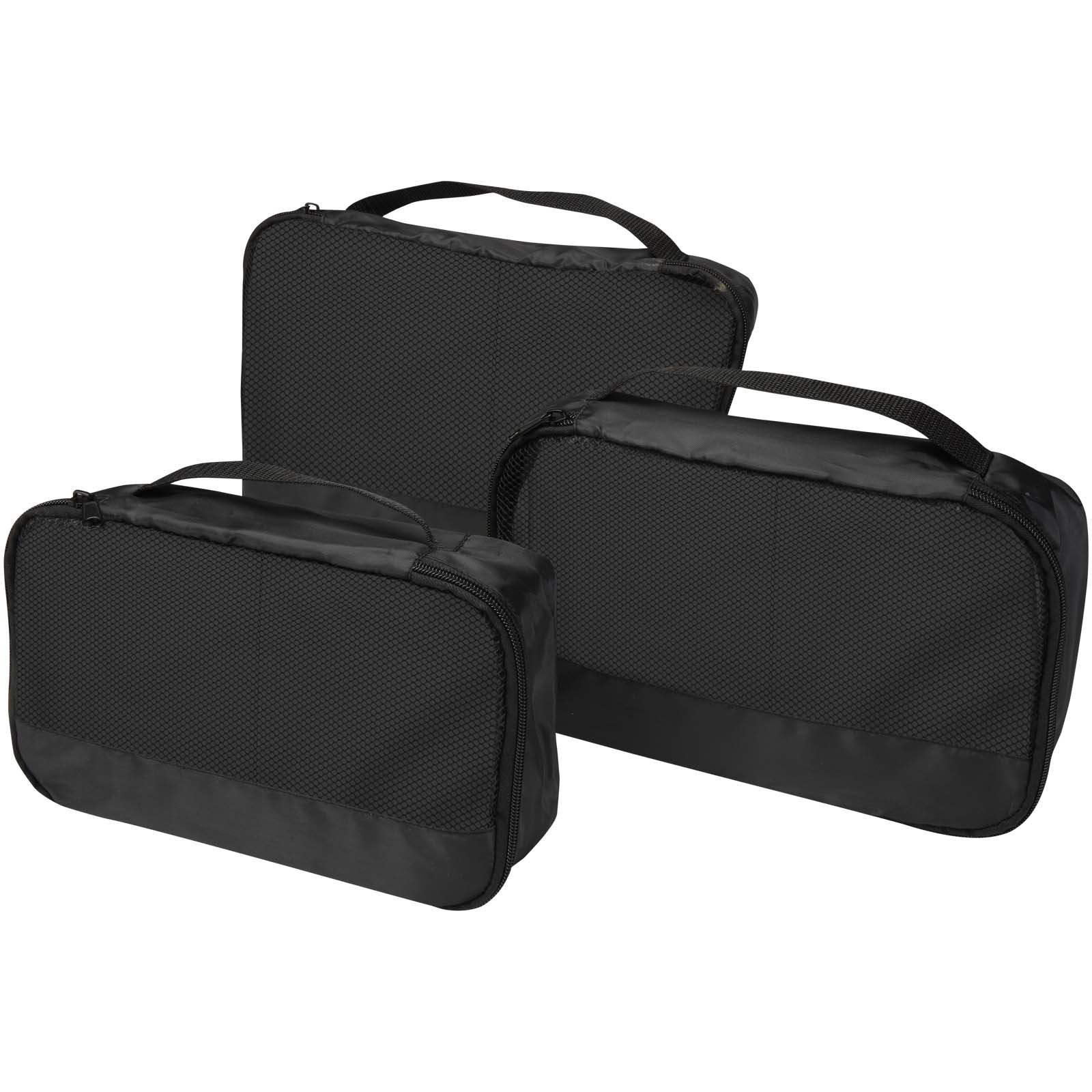 Lékárnička Unbranded Recyklované úložné taštičky Jet GRS – sada 3 kusů Solid black