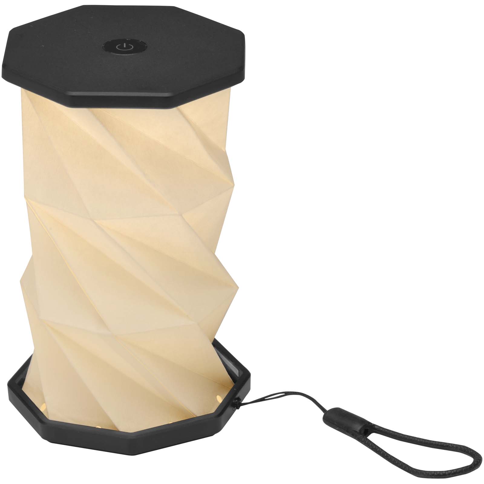Dekorace Unbranded Skládací stolní lampa Celestia z recyklovaného plastu Solid black