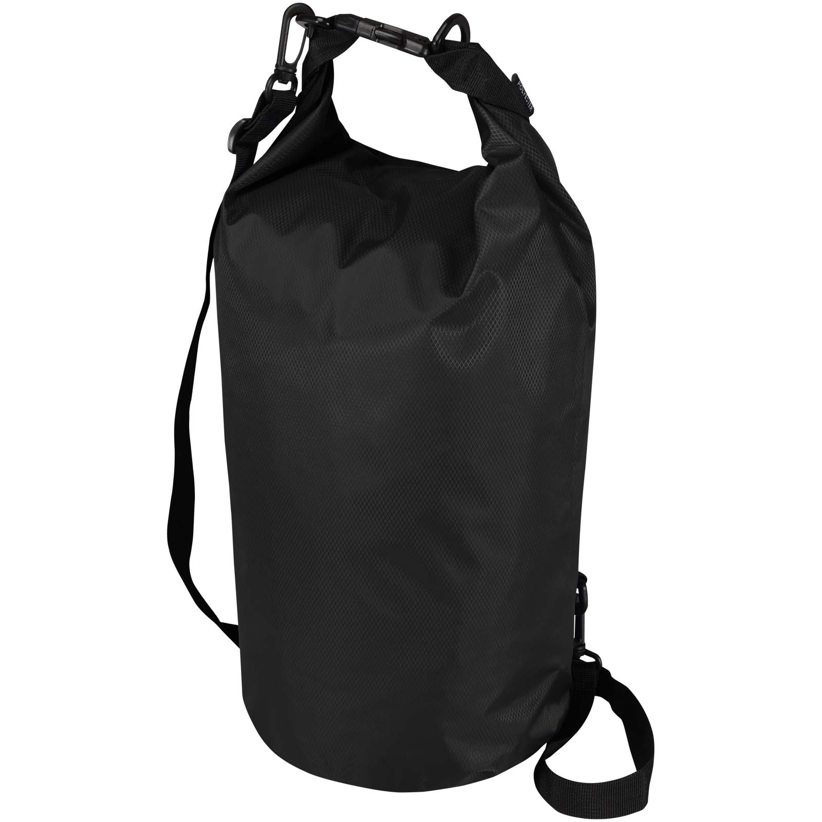 Cestovní taška Unbranded Recyklovaná voděodolná taška Camper, 10 l Solid black