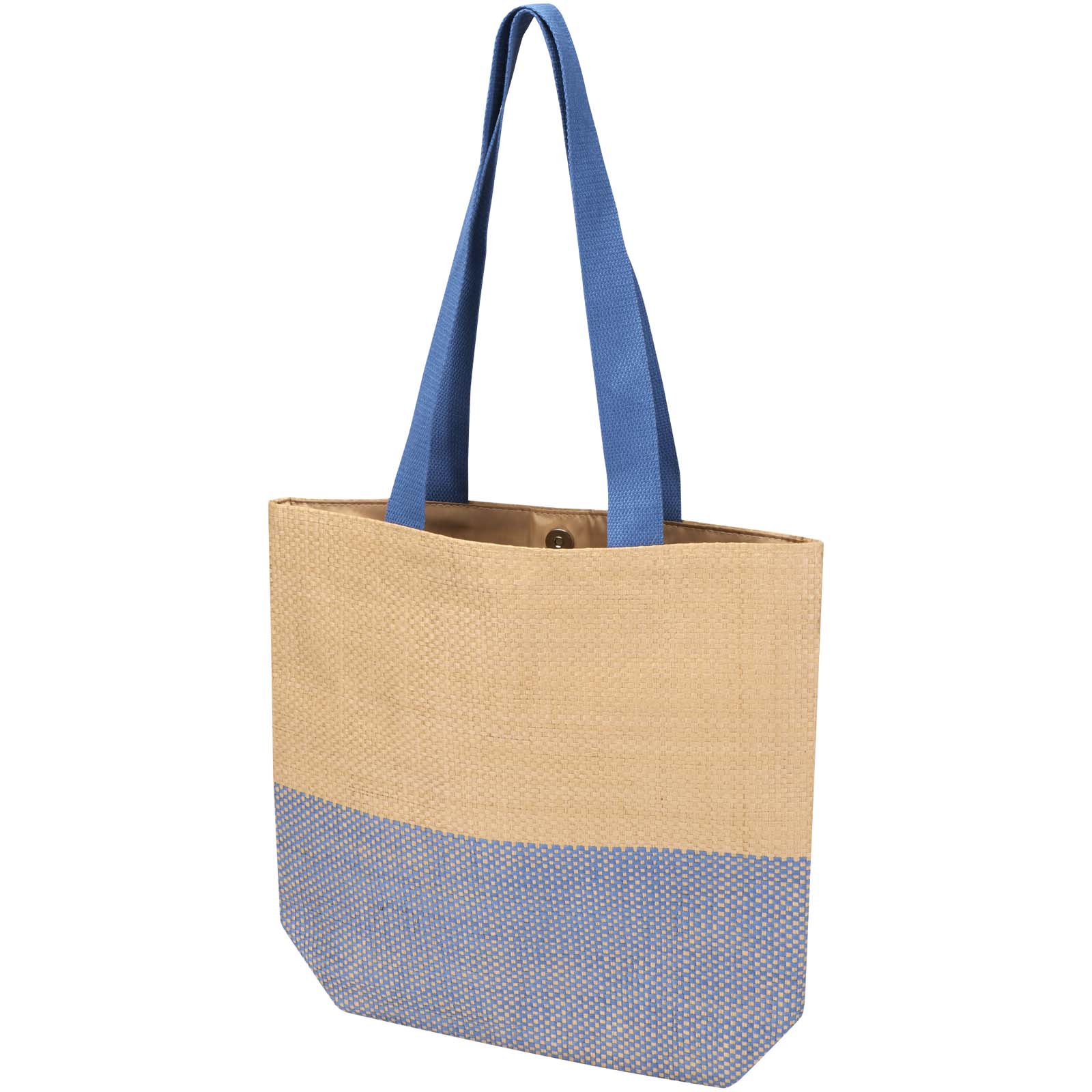 Nákupní taška Unbranded Papírová taška Rhythm ze slámy, 10 l Ocean blue