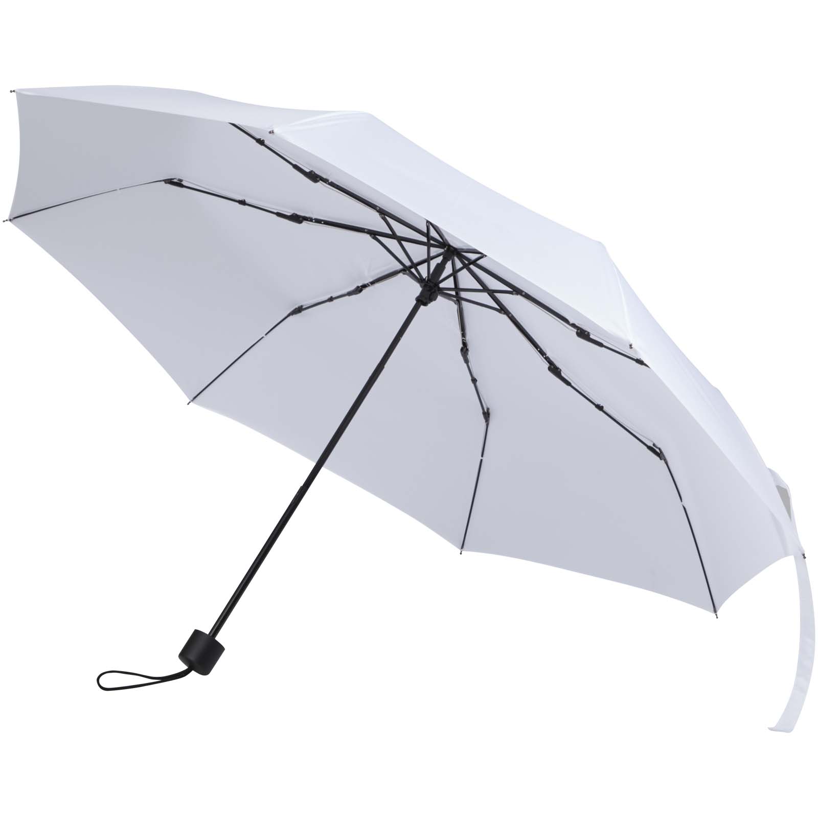 Skládací deštník Unbranded Skládací ruční deštník Aaron 23'' White