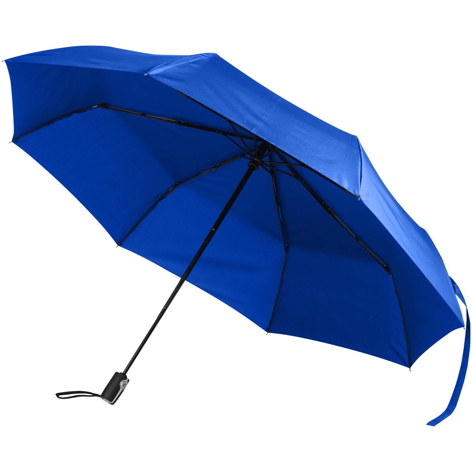 Skládací deštník Unbranded Skládací deštník Gale o průměru 27 palců s automatickým otevíráním a zavíráním, vyrobený z materiálu RPET Royal blue