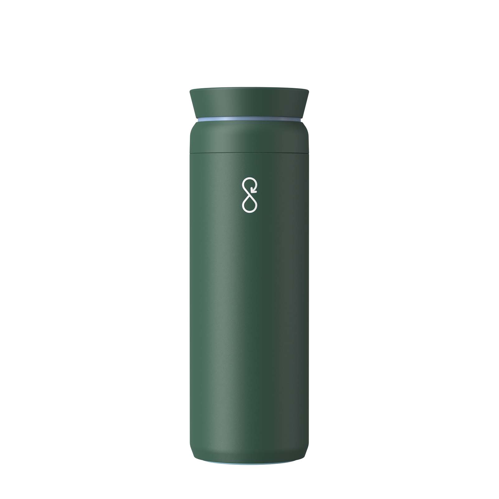 Termohrnek Ocean Bottle Láhev Ocean Bottle Peak Brew 590 ml recyklovaný nerezový pohár Forest green
