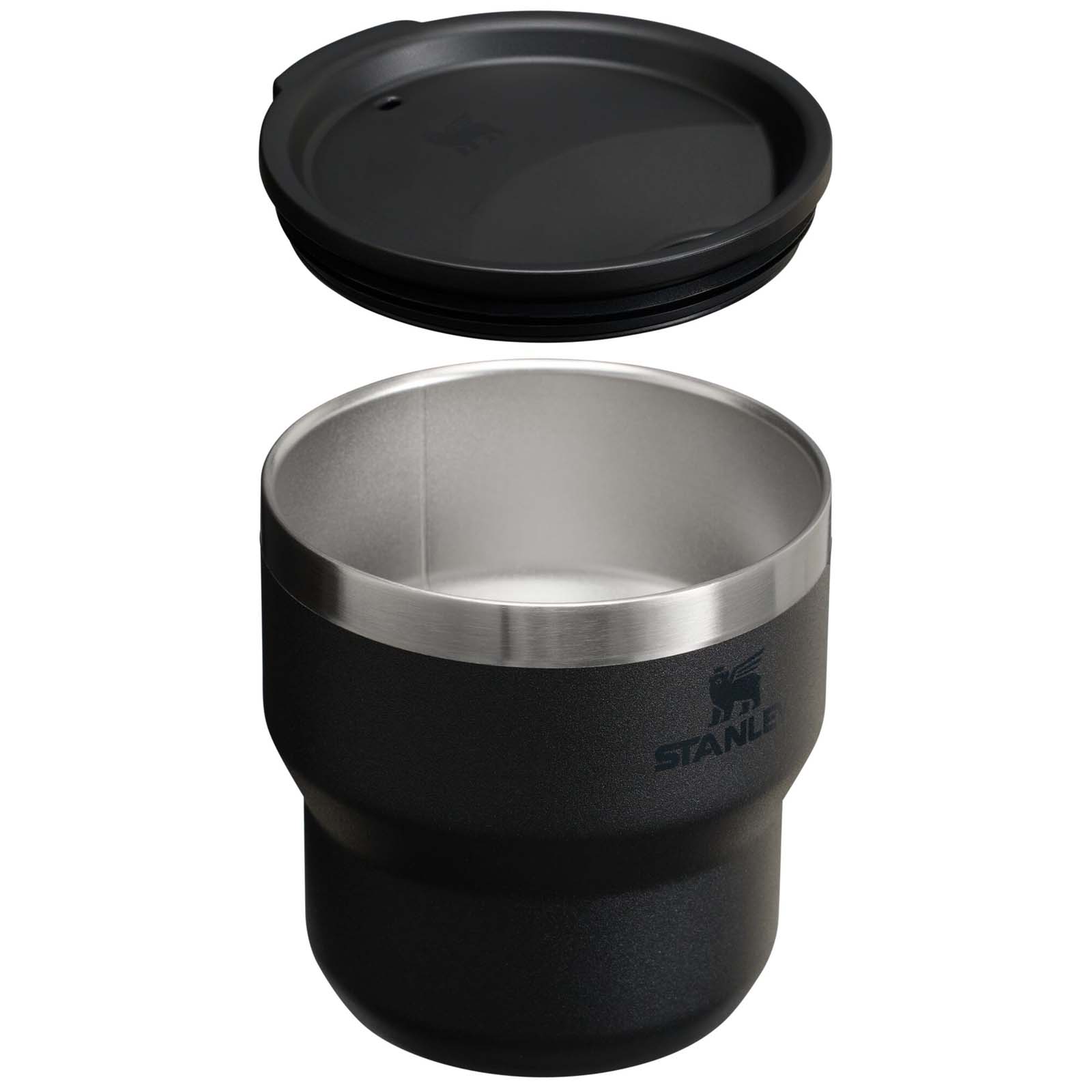 Termohrnek Stanley 1913® Stanley Stay Hot 295 ml nerezový izolovaný stohovatelný kelímek na táboření Solid black