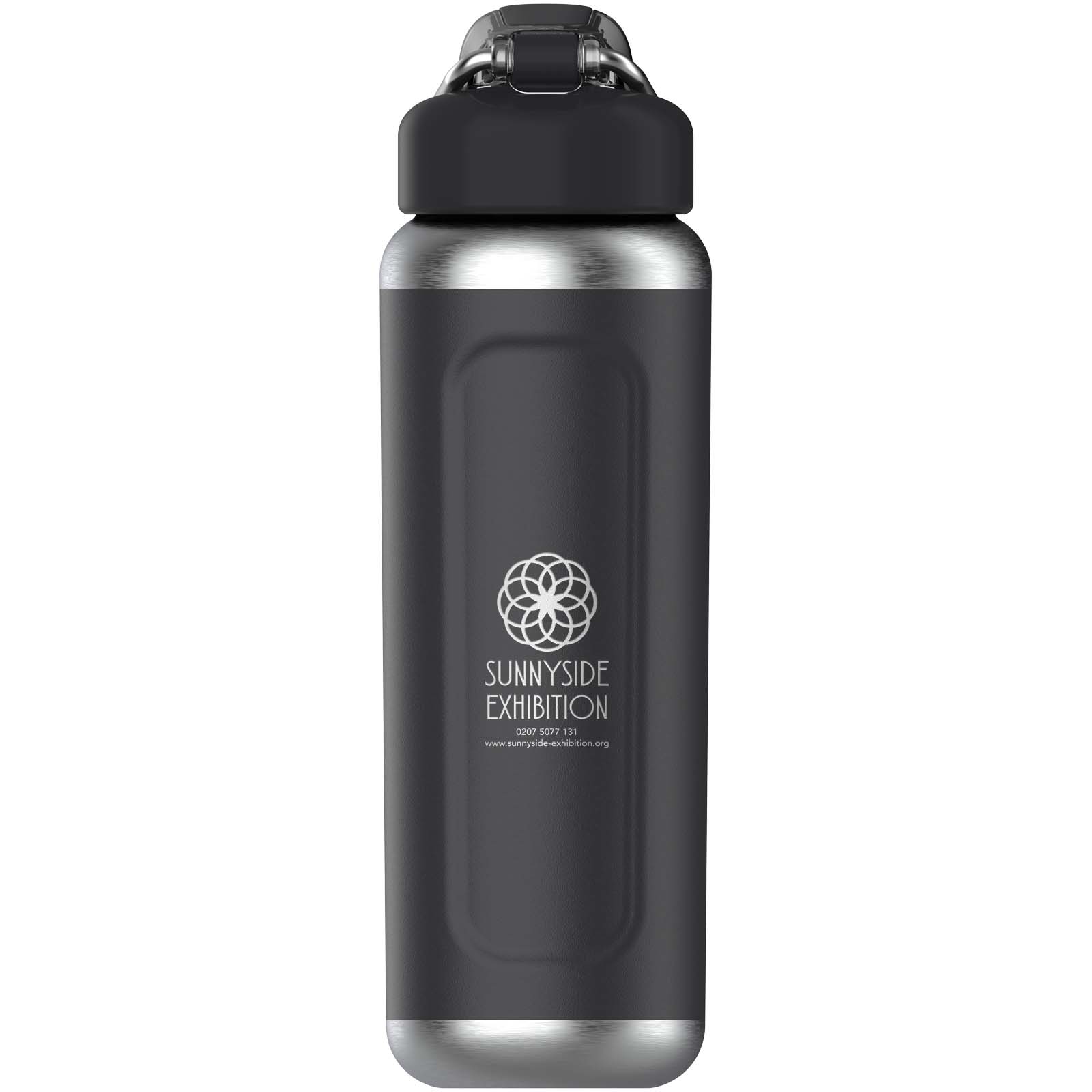 Lahev Stanley 1913® Recyklovaná láhev na vodu z nerezové oceli Stanley Classic Wellspring 710 ml Solid black