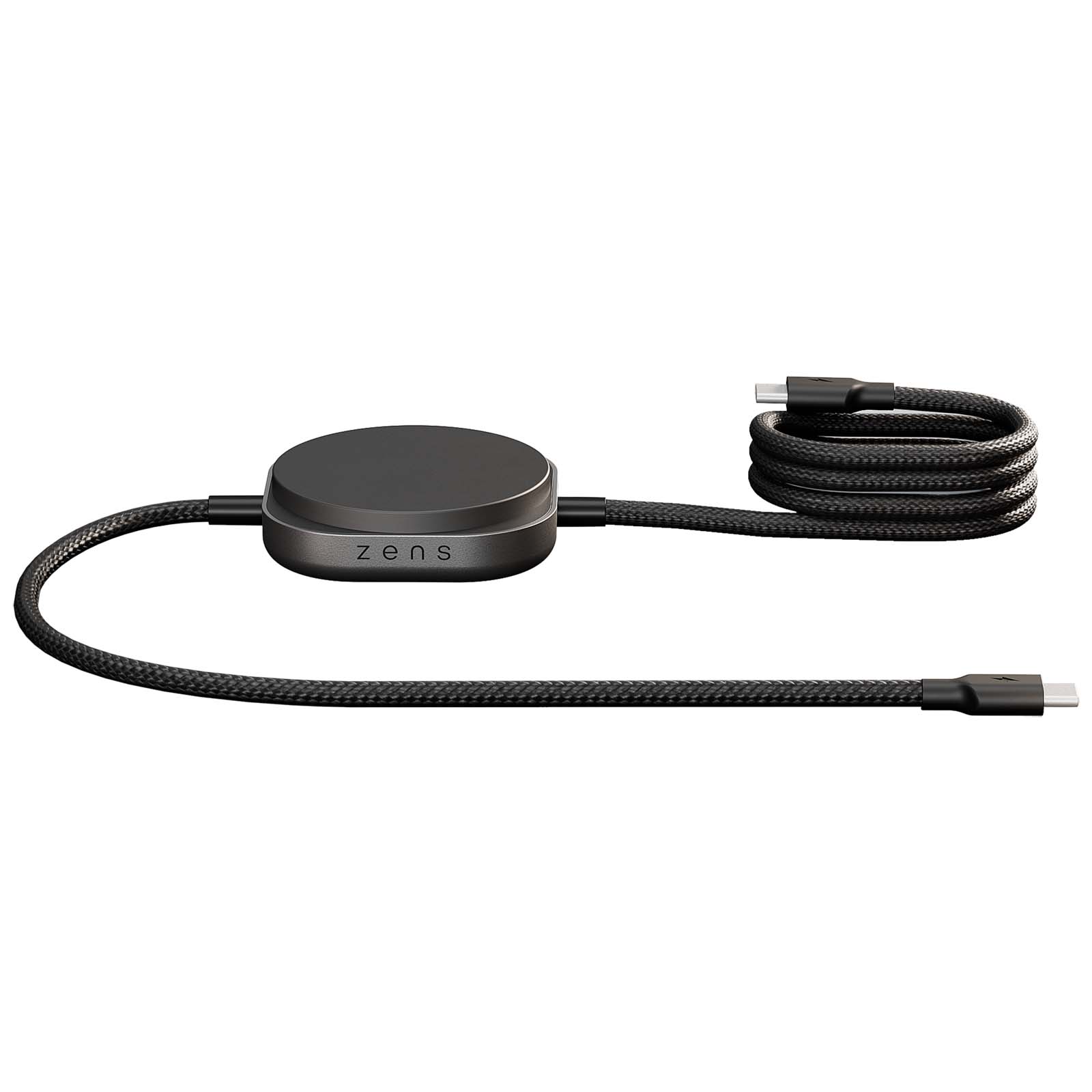 Příslušenství k PC Zens Zens Pro 2 140W nabíjecí kabel 2 v 1 s USB-C Solid black