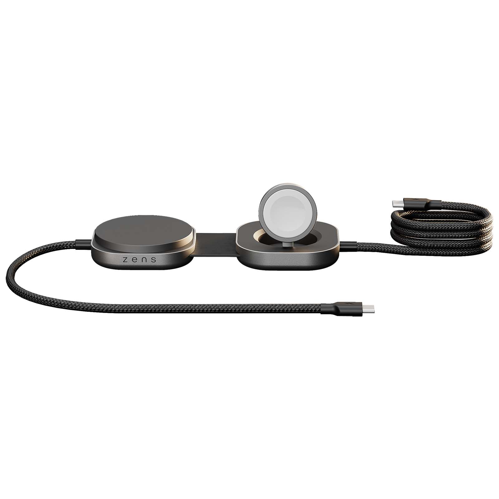 Příslušenství k PC Zens Zens Pro 3 140W nabíjecí kabel 3 v 1 s USB-C Solid black
