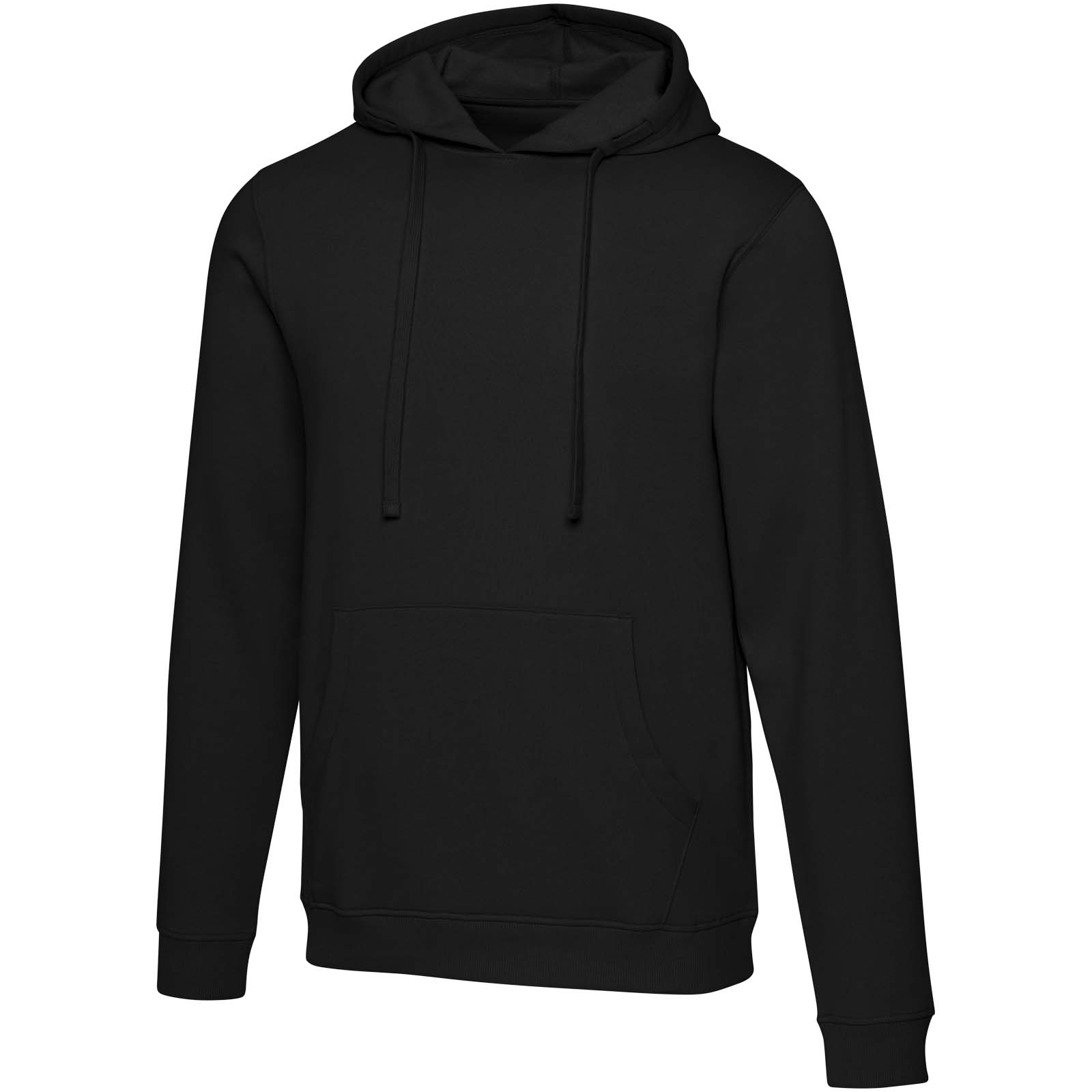 Pánská mikina s klokankou Elevate Jasper unisex mikina s kapucí 280 g/m² Solid black