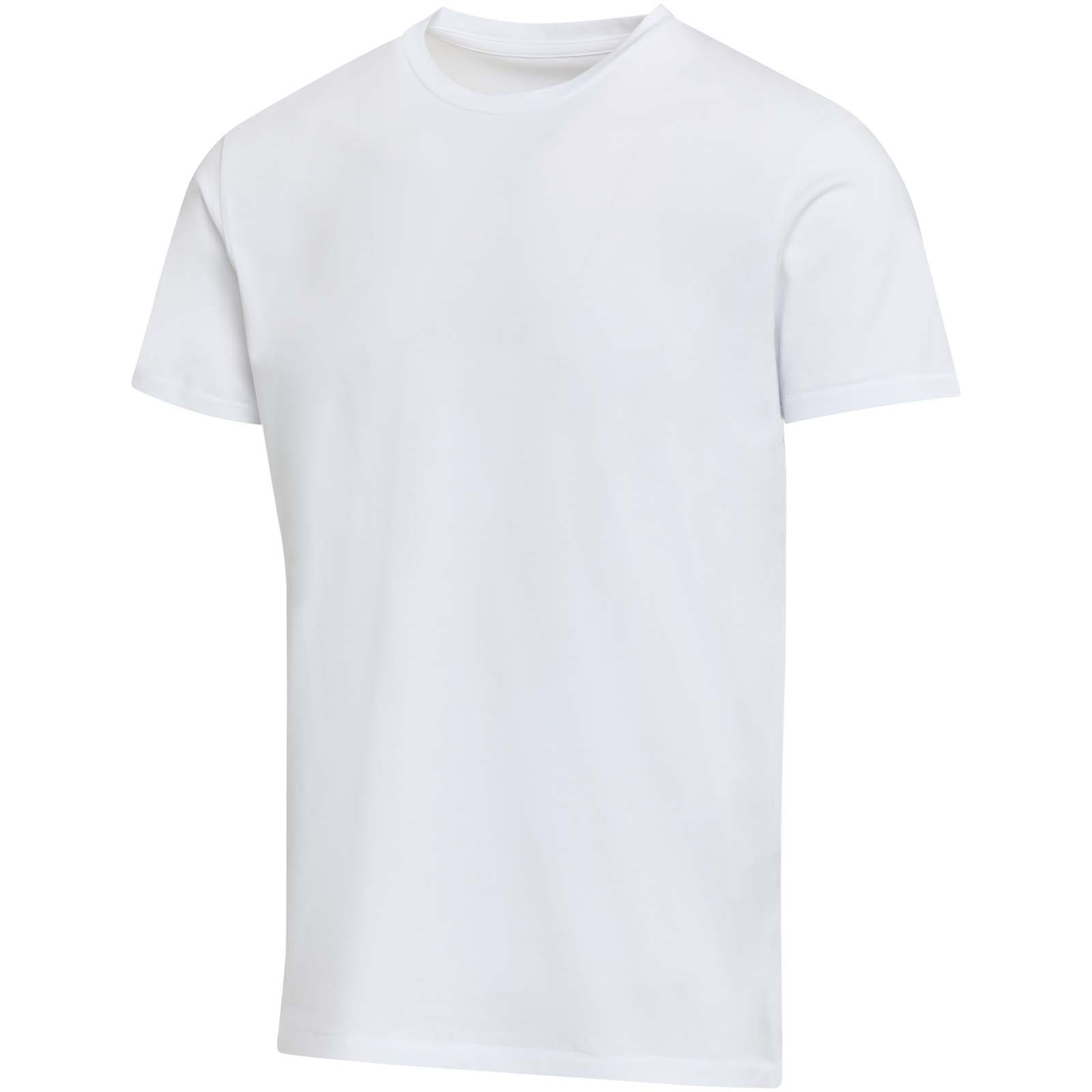 Pánské tričko Elevate Balfour unisex tričko s krátkým rukávem z organického OCS materiálu o gramáži 200 g/m² White