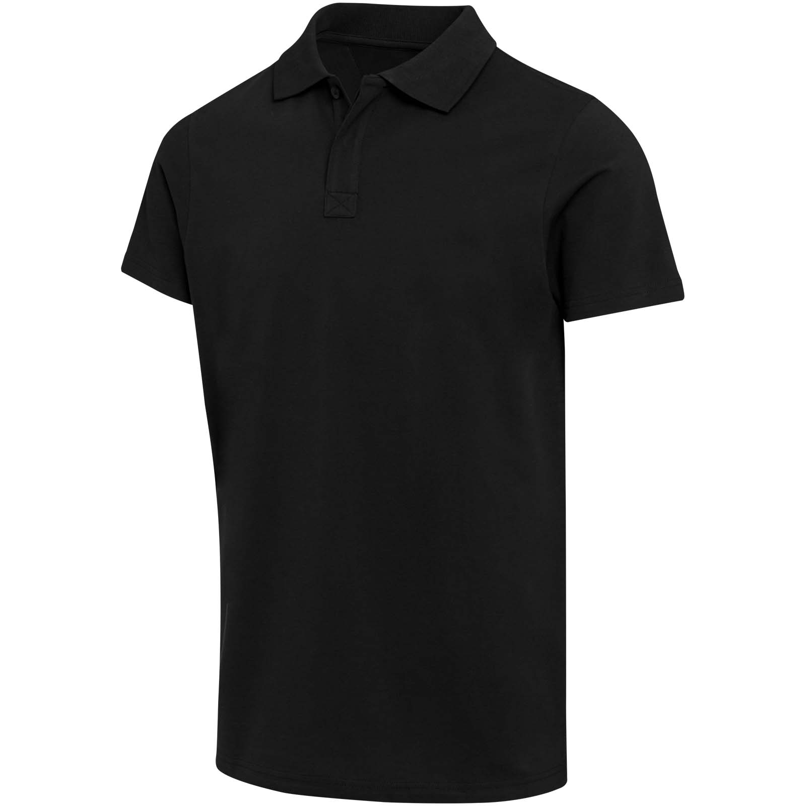 Pánská polokošile s krátkým rukávem Elevate Graphite unisex polokošile s krátkým rukávem z organického OCS materiálu o gramáži 180 g/m² Solid black