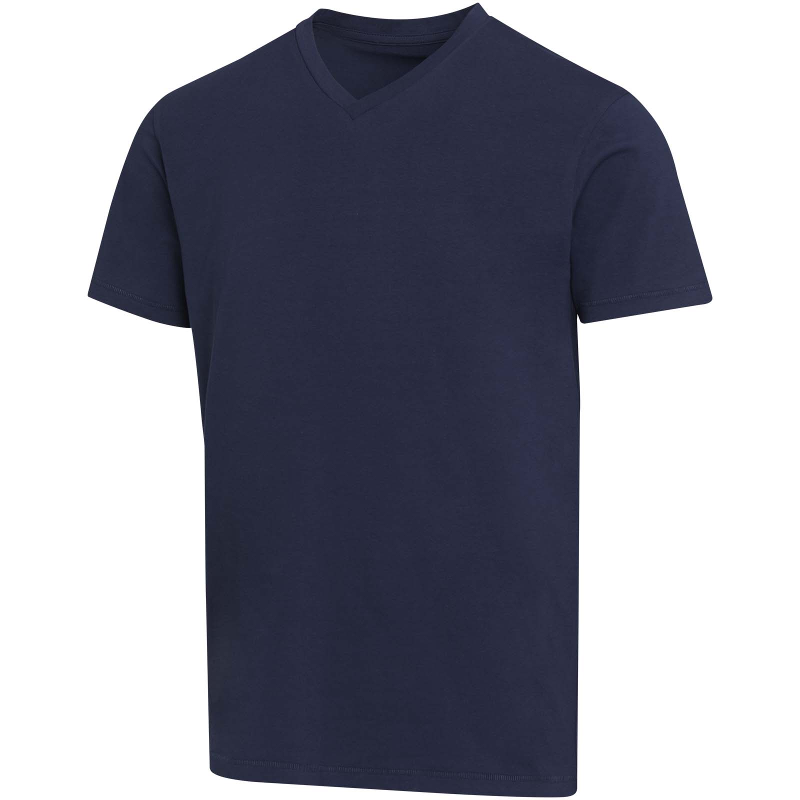 Pánské tričko Elevate Balfour unisex tričko s krátkým rukávem a výstřihem do V z organické OCS bavlny o gramáži 200 g/m² Navy