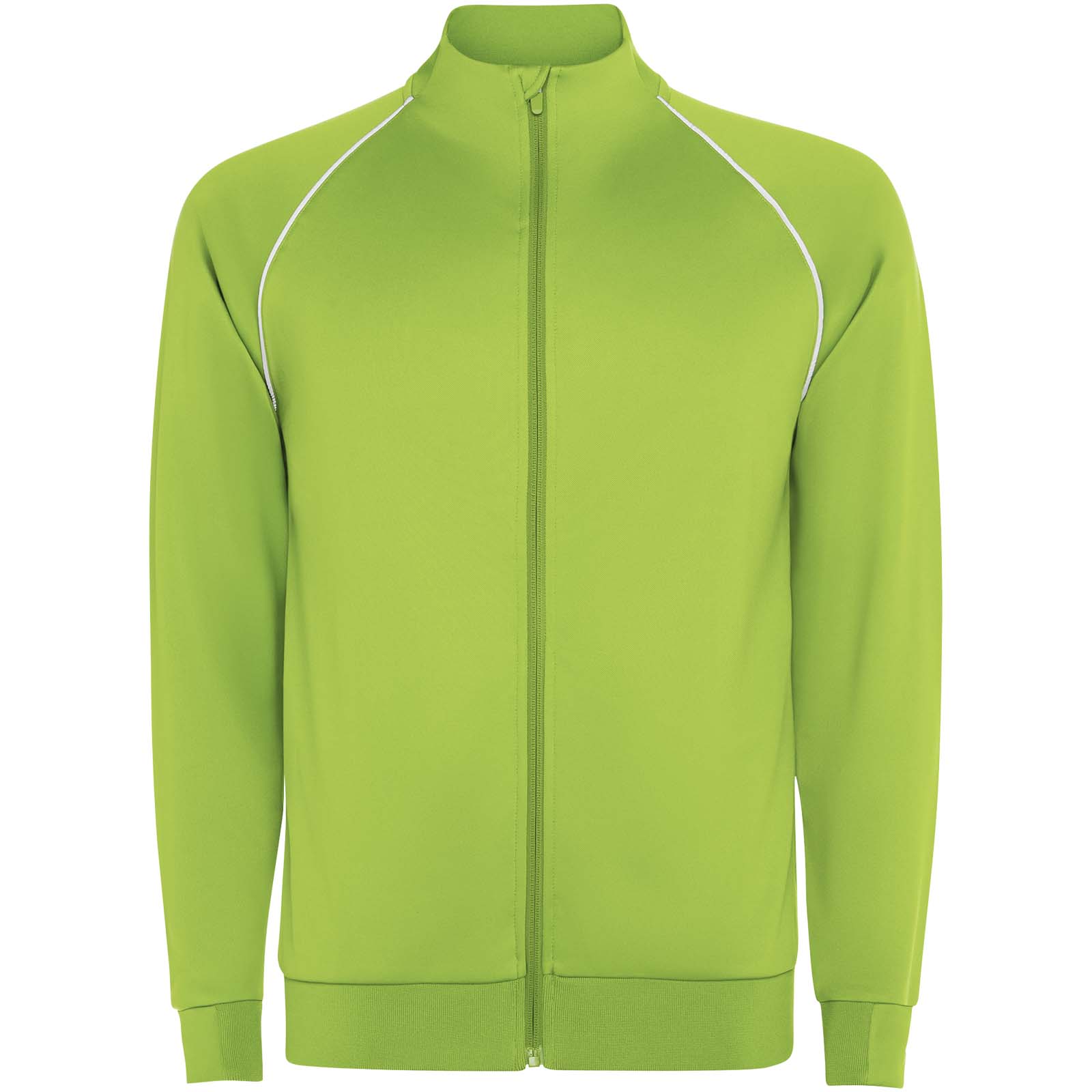 Dětský svetr Roly Dětská mikina Valier s celoplošným zipem Fluor green