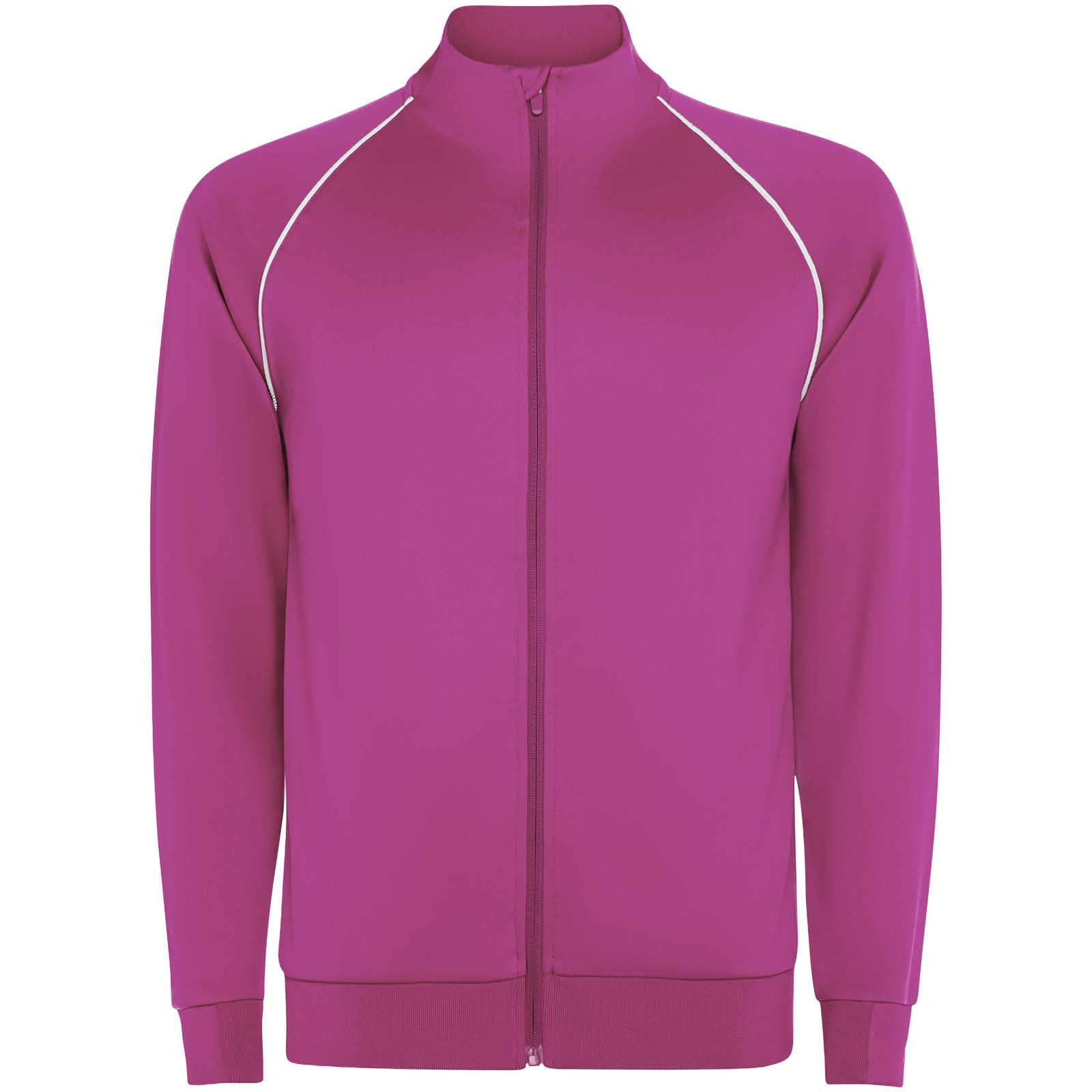 Dětský svetr Roly Dětská mikina Valier s celoplošným zipem Pink fluor