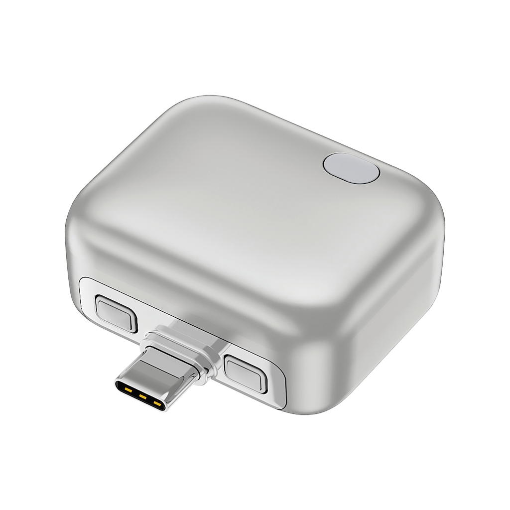 Aadaptér s automatickým odpojením ChargeGuard RCS USB-C Stříbrná