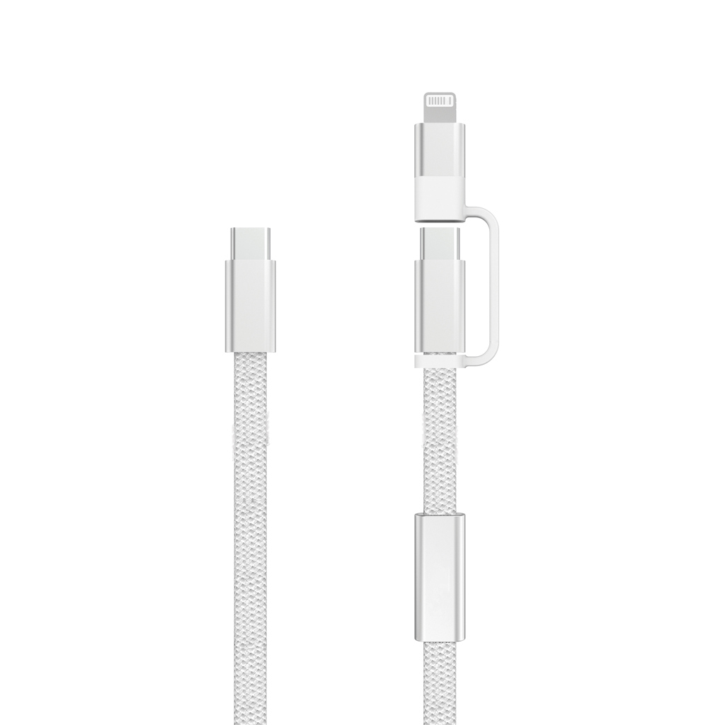 Rychlonabíjecí kabel Arc 2 v 1 z RCS 60W 120 cm Šedá