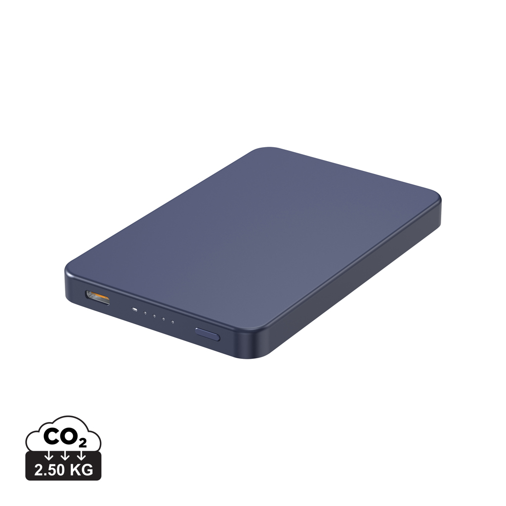 Bezdrátová magnetická powerbanka Urban Vitamin Marin 5000mAh Modrá