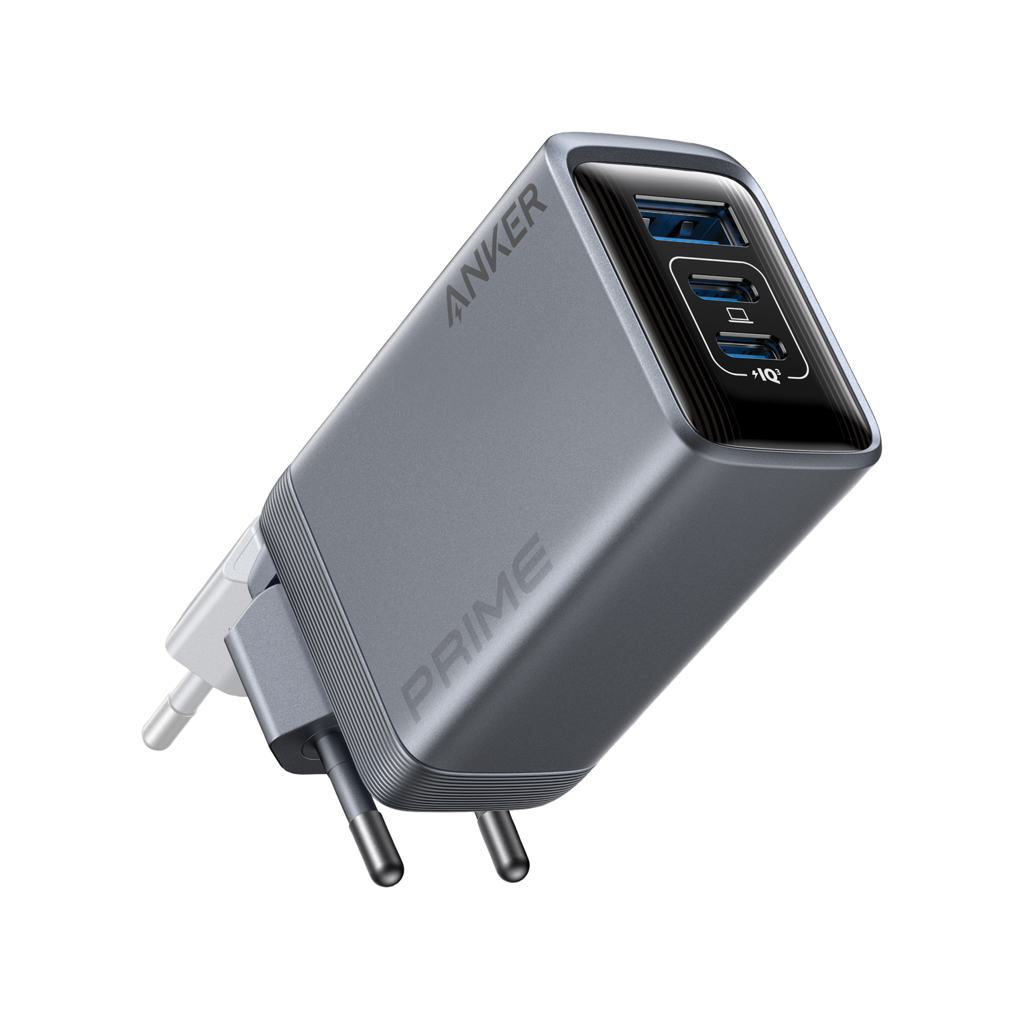 Nabíječka Anker Prime (100 W, 3 porty, GaN) Šedá