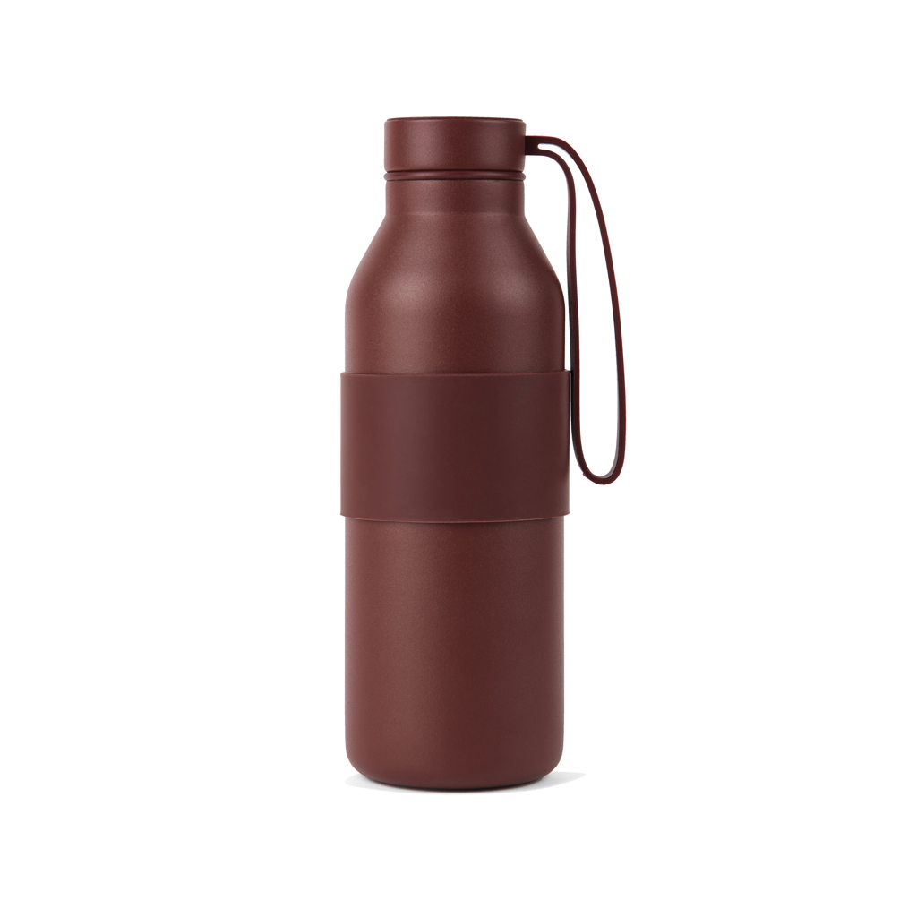 Nerezová termoláhev VINGA Niro 500 ml z RCS vínově červená