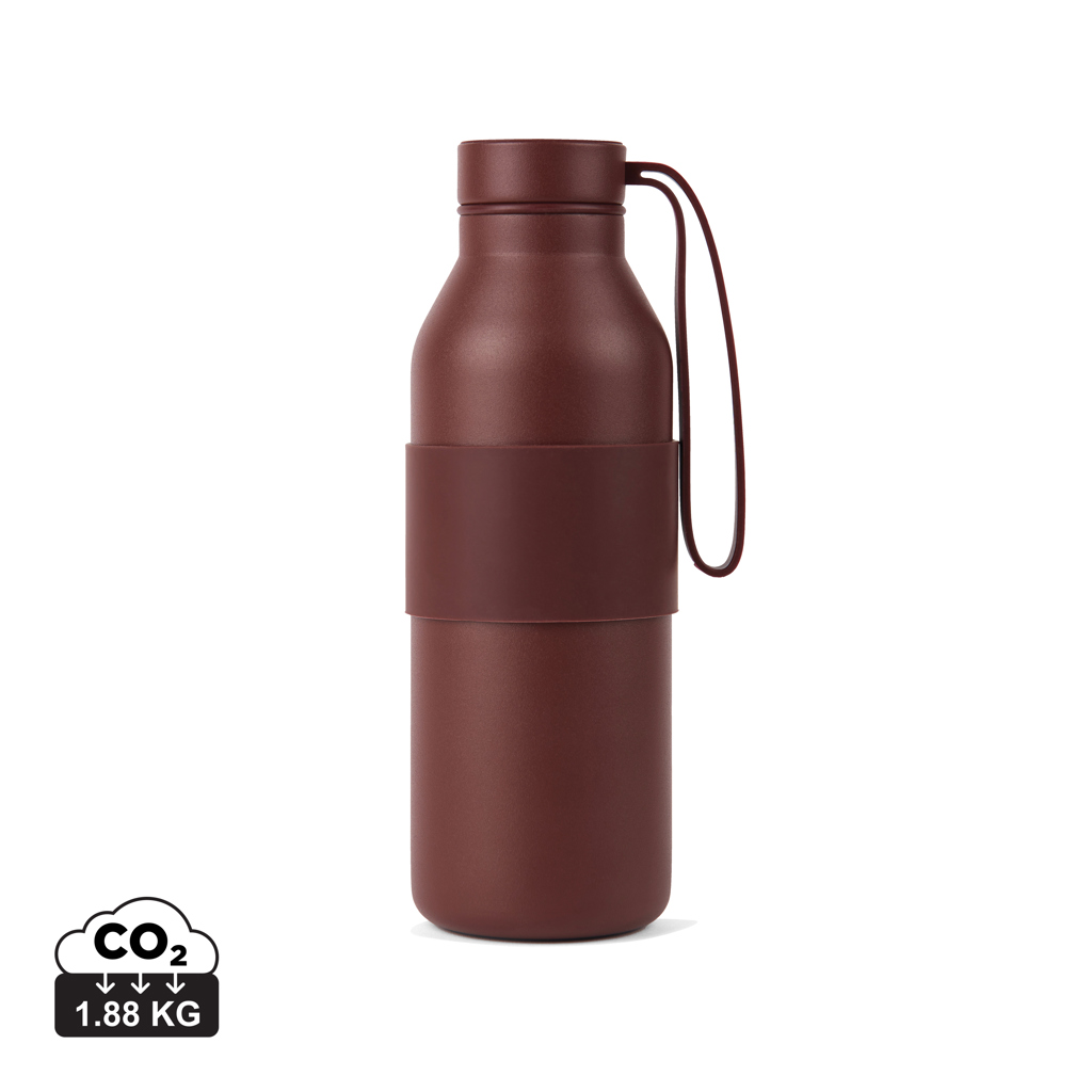 Nerezová termoláhev VINGA Niro 500 ml z RCS vínově červená