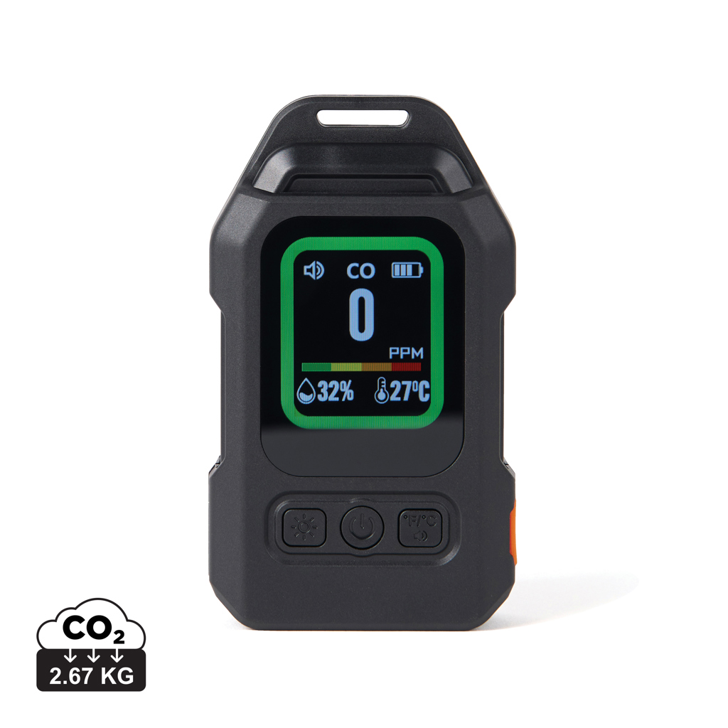 Detektor CO Nordic Drift Everest s LED alarmem Černá
