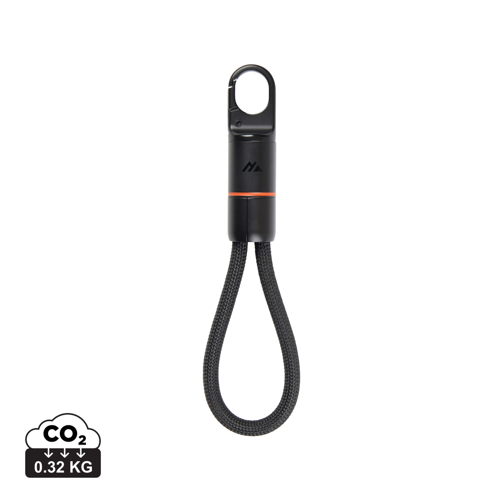 USB-C nabíjecí kabel Nordic Drift Everest 60W Černá