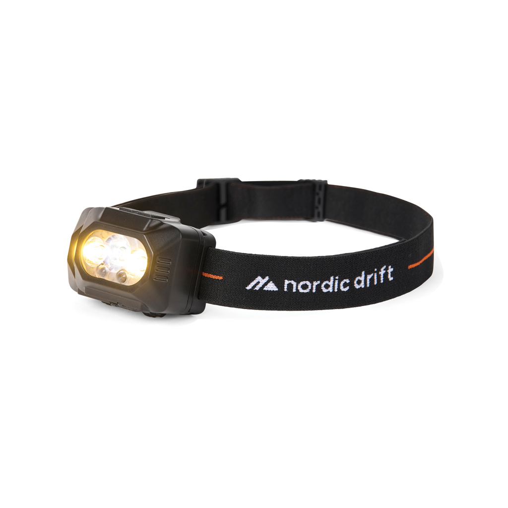 Čelovka Nordic Drift Everest se dvěma bateriemi Černá